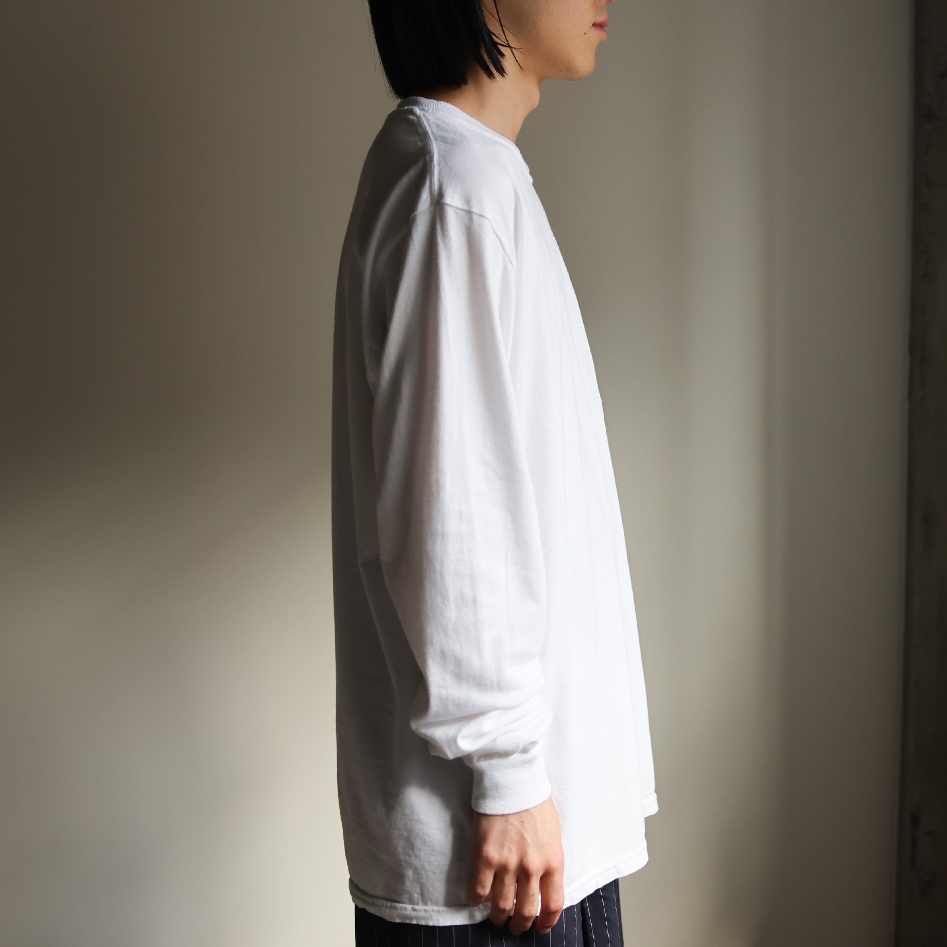 MY PACE #01 LS TEE(WHITE)