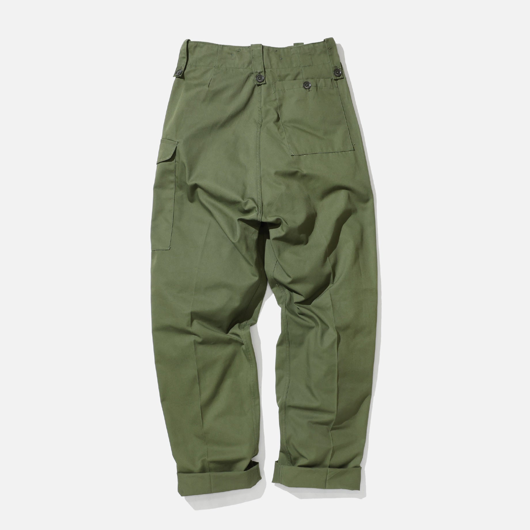 60'-70'S UK ARMY OVERALL GREEN TROUSERS