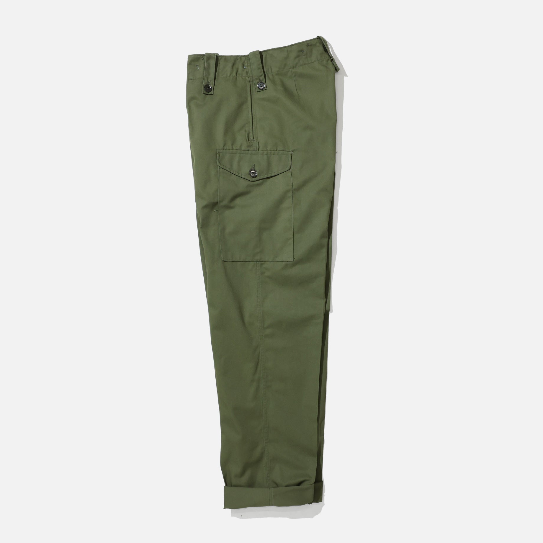 60'-70'S UK ARMY OVERALL GREEN TROUSERS