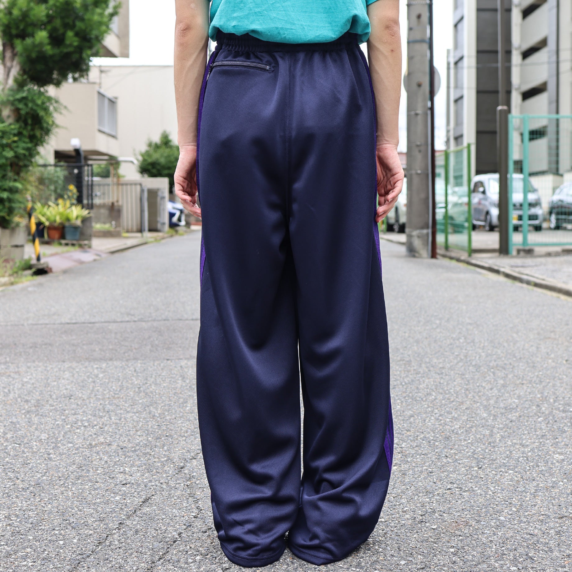 H.D. TRACK PANT - POLY SMOOTH(NAVY)