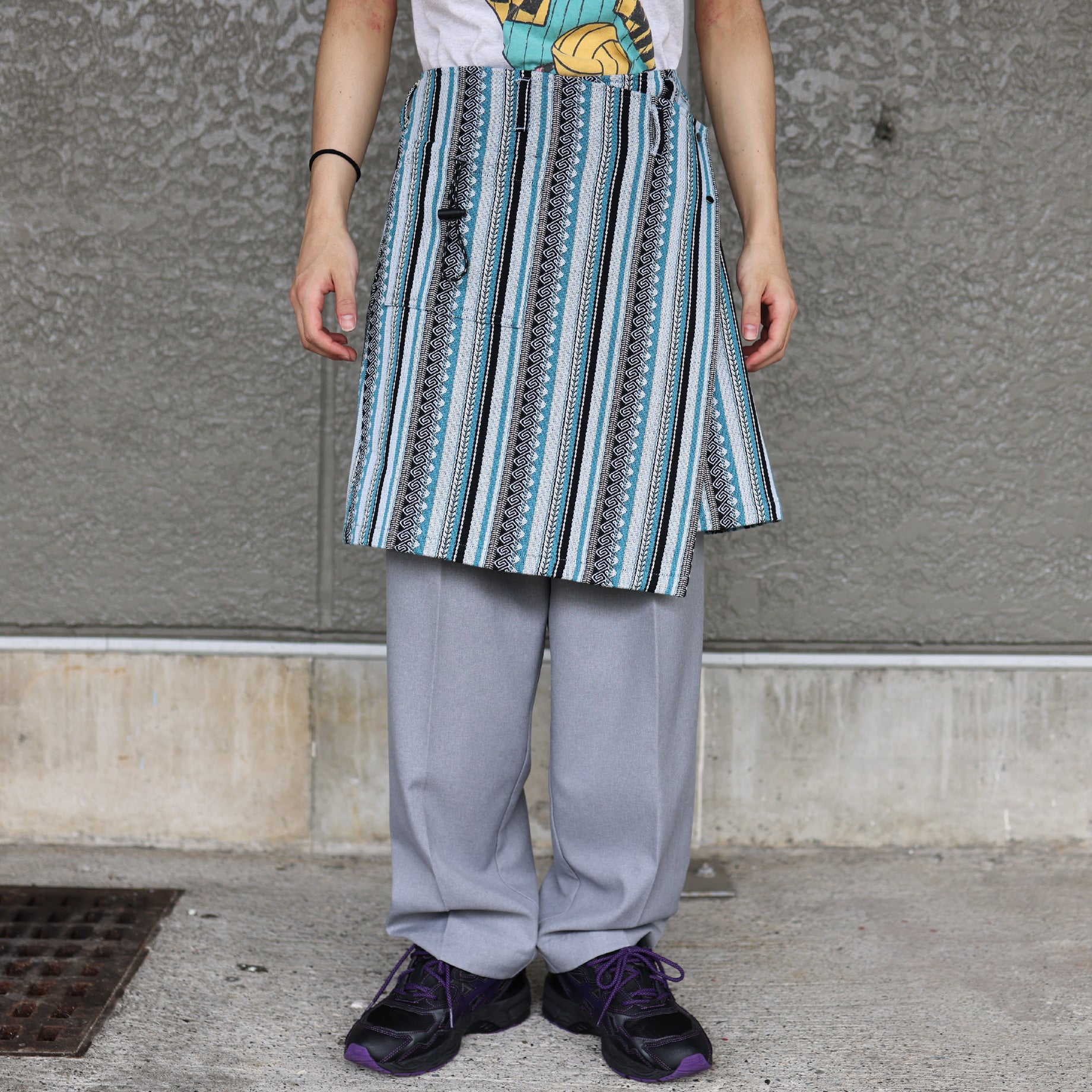 PRISONER SKIRTS(BLUE)