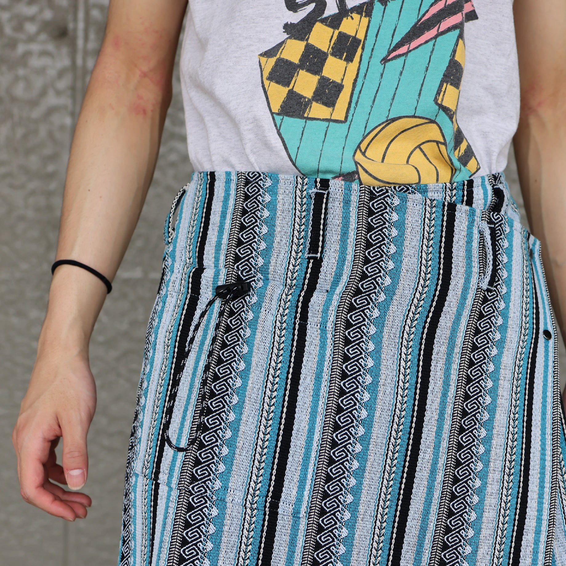 PRISONER SKIRTS(BLUE)