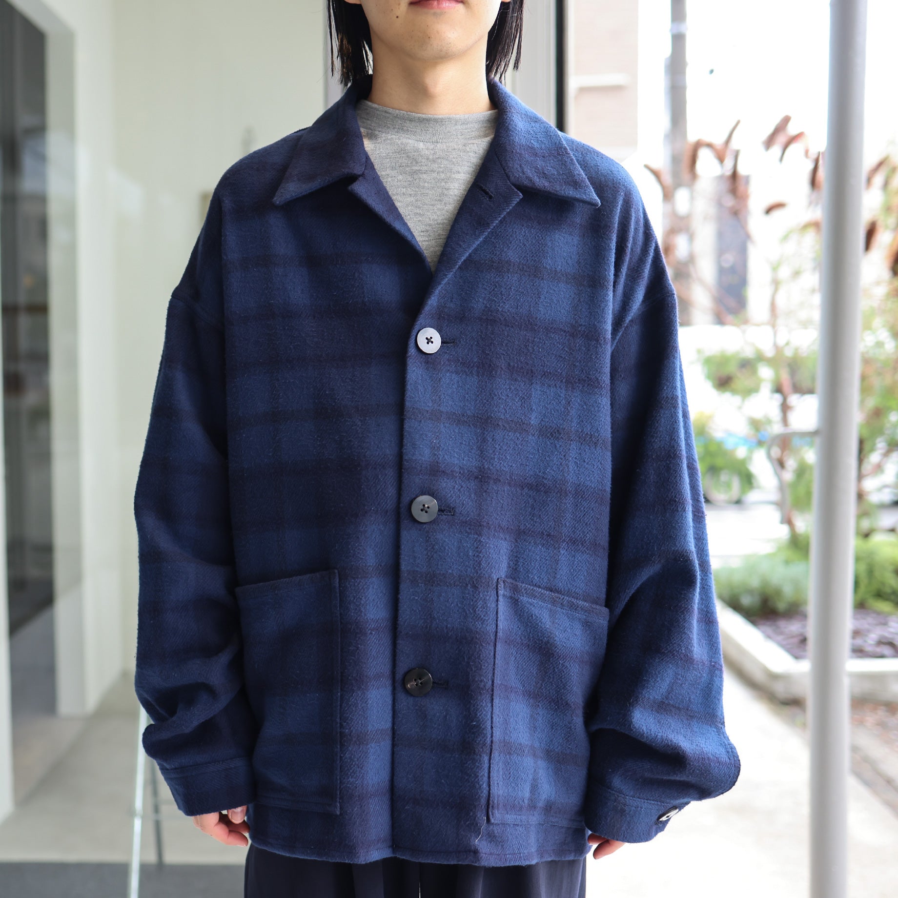 COVERALL JACKET(NAVY)