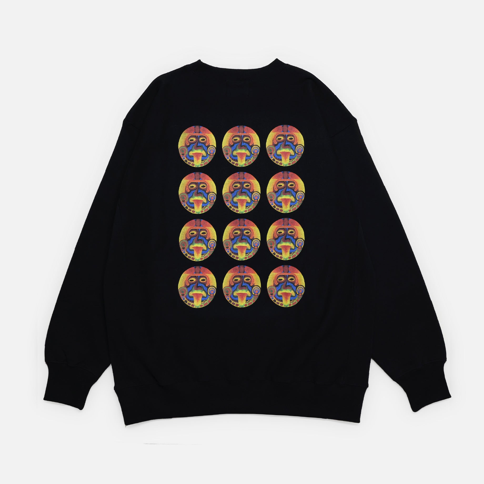 AY-O FLUX Crew Neck Sweat Shirt(BLACK)