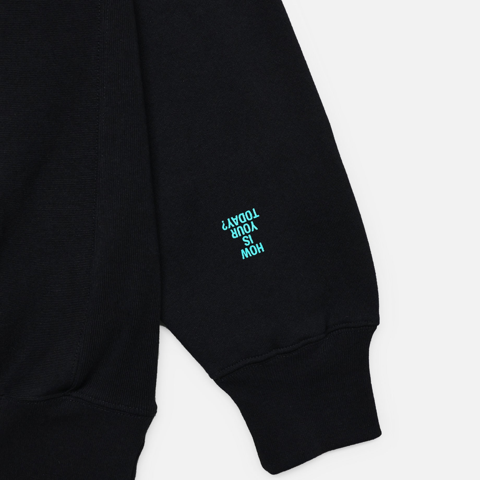 AY-O FLUX Crew Neck Sweat Shirt(BLACK)
