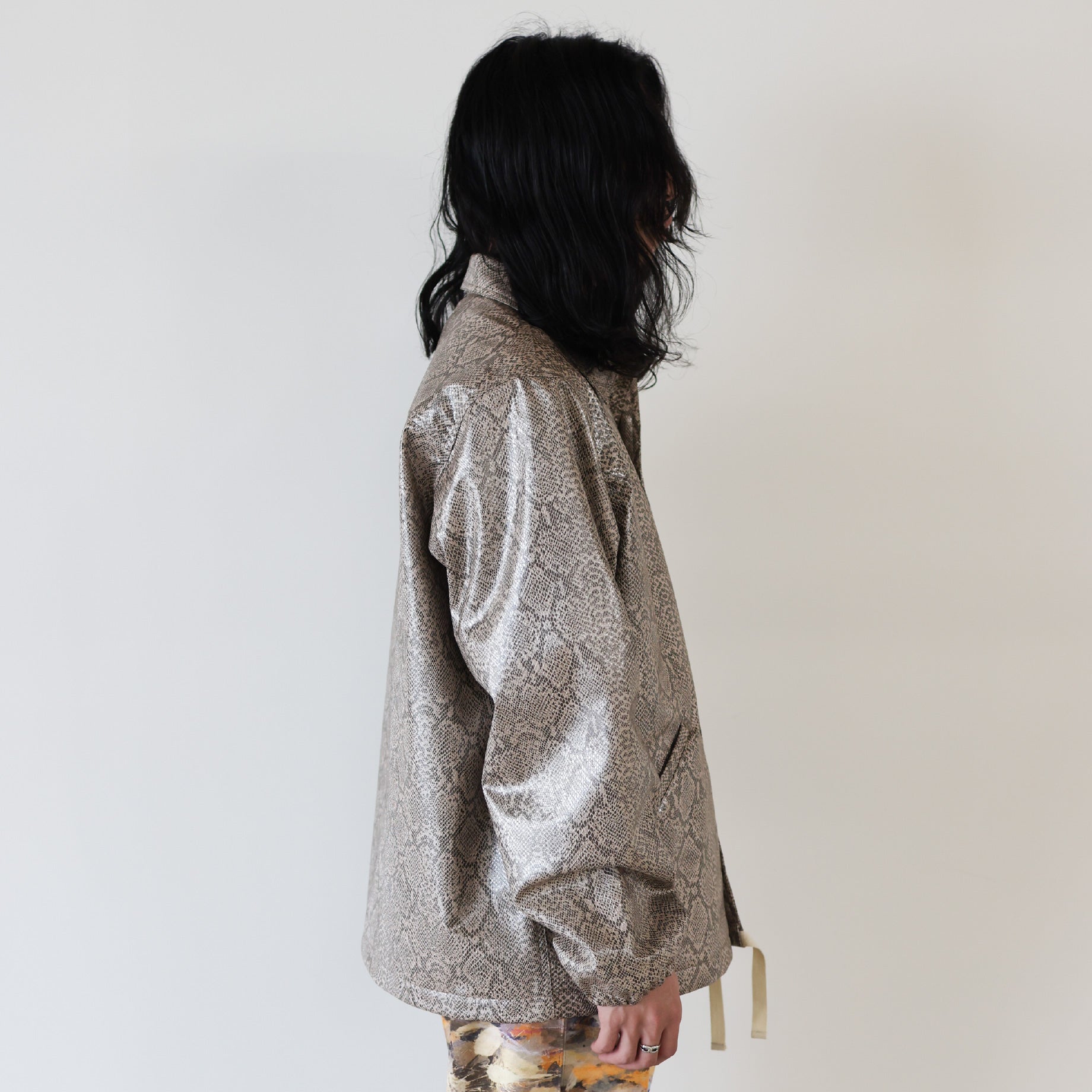 JEANC JACKET - SYNTHETIC LEATHER(BRONZE)