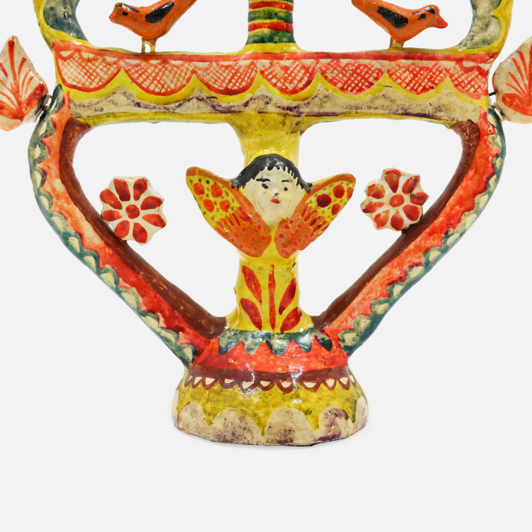 VINTAGE FOLK ART TREE OF LIFE