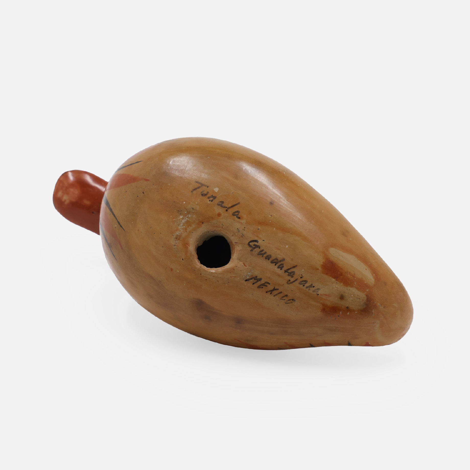 Vintage Folk Art Pottery Bird(BROWN)