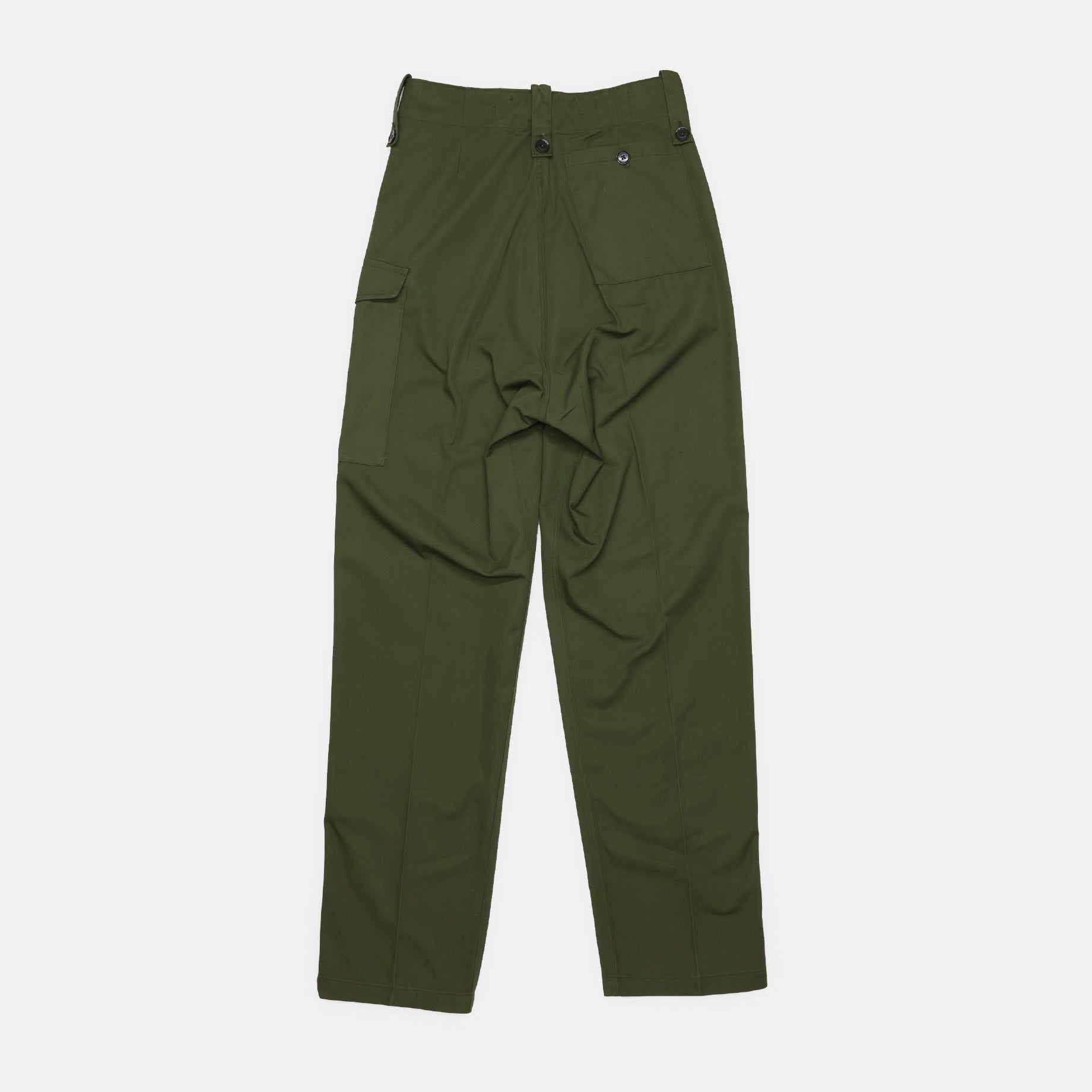 60'-70'S UK ARMY OVERALL GREEN TROUSERS