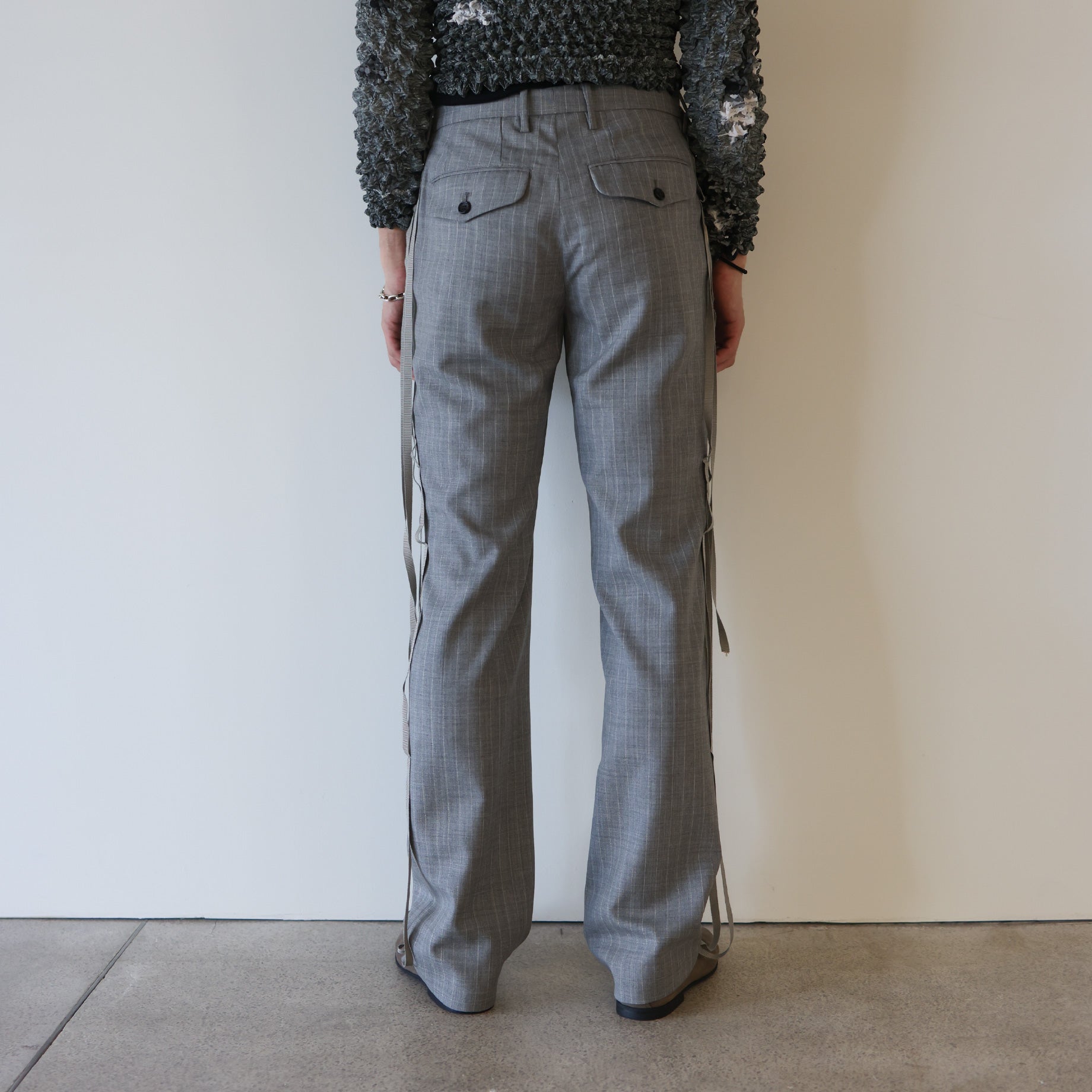 BONE TROUSERS(LIGHT GRAY)