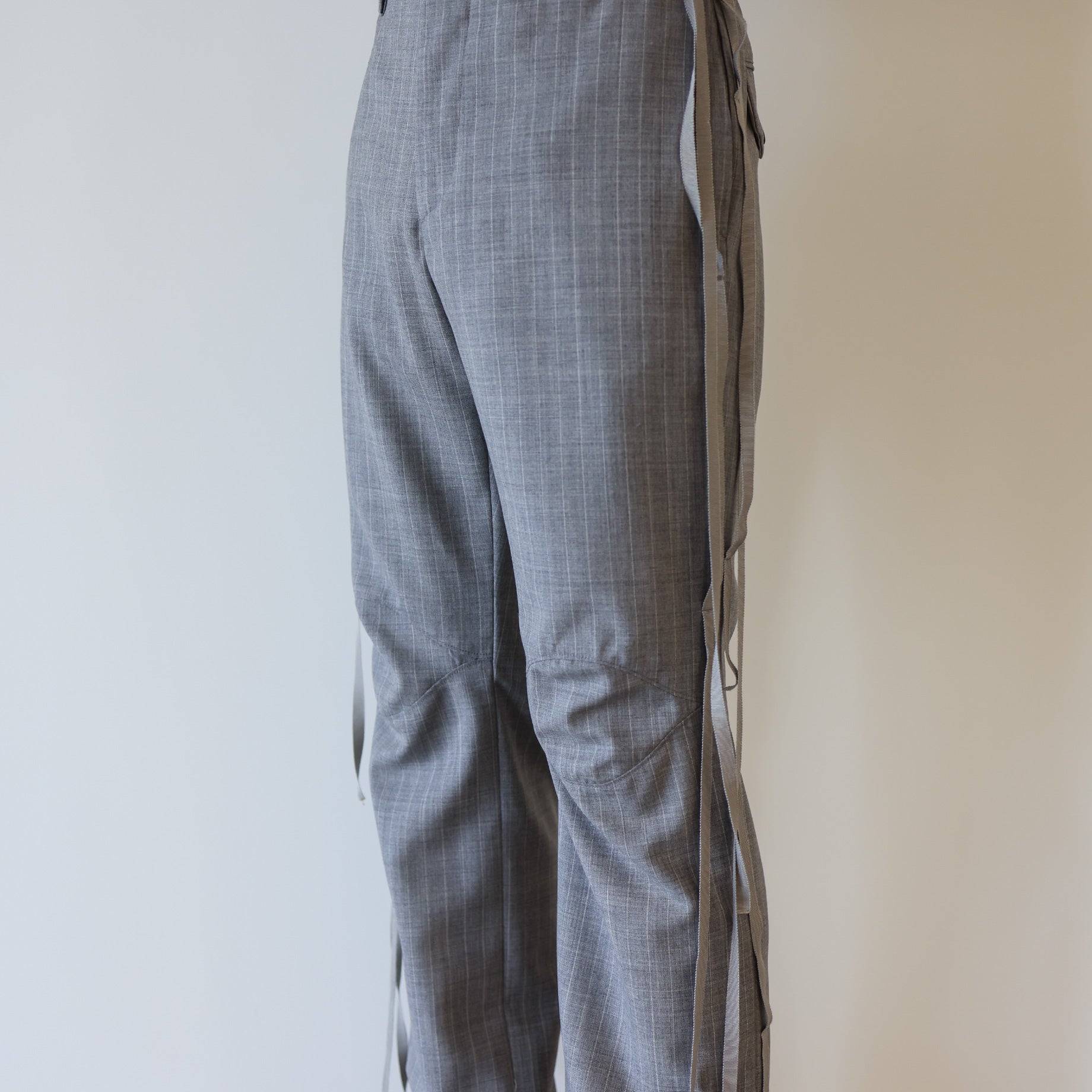BONE TROUSERS(LIGHT GRAY)