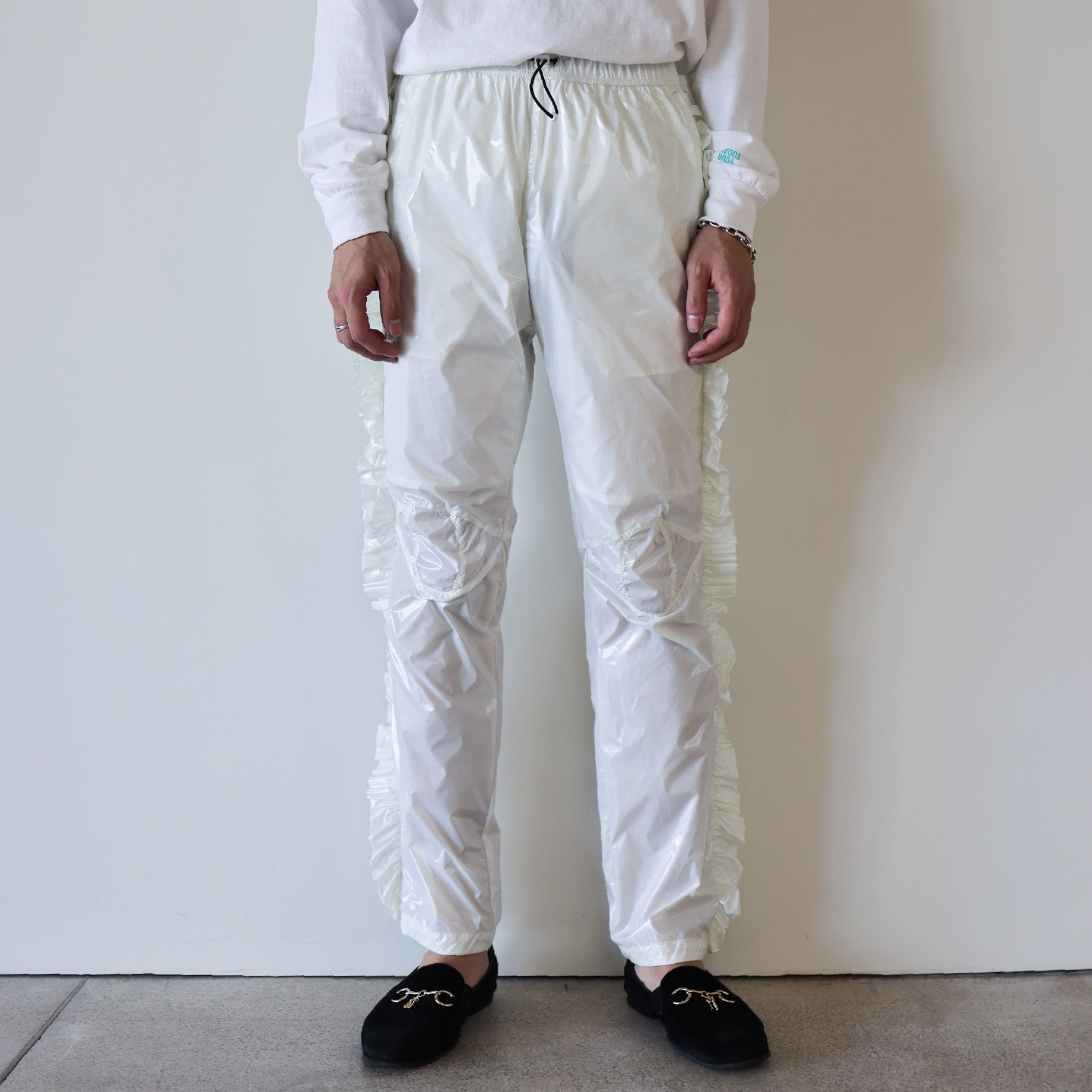 DANCING TRACK PANTS(WHITE)