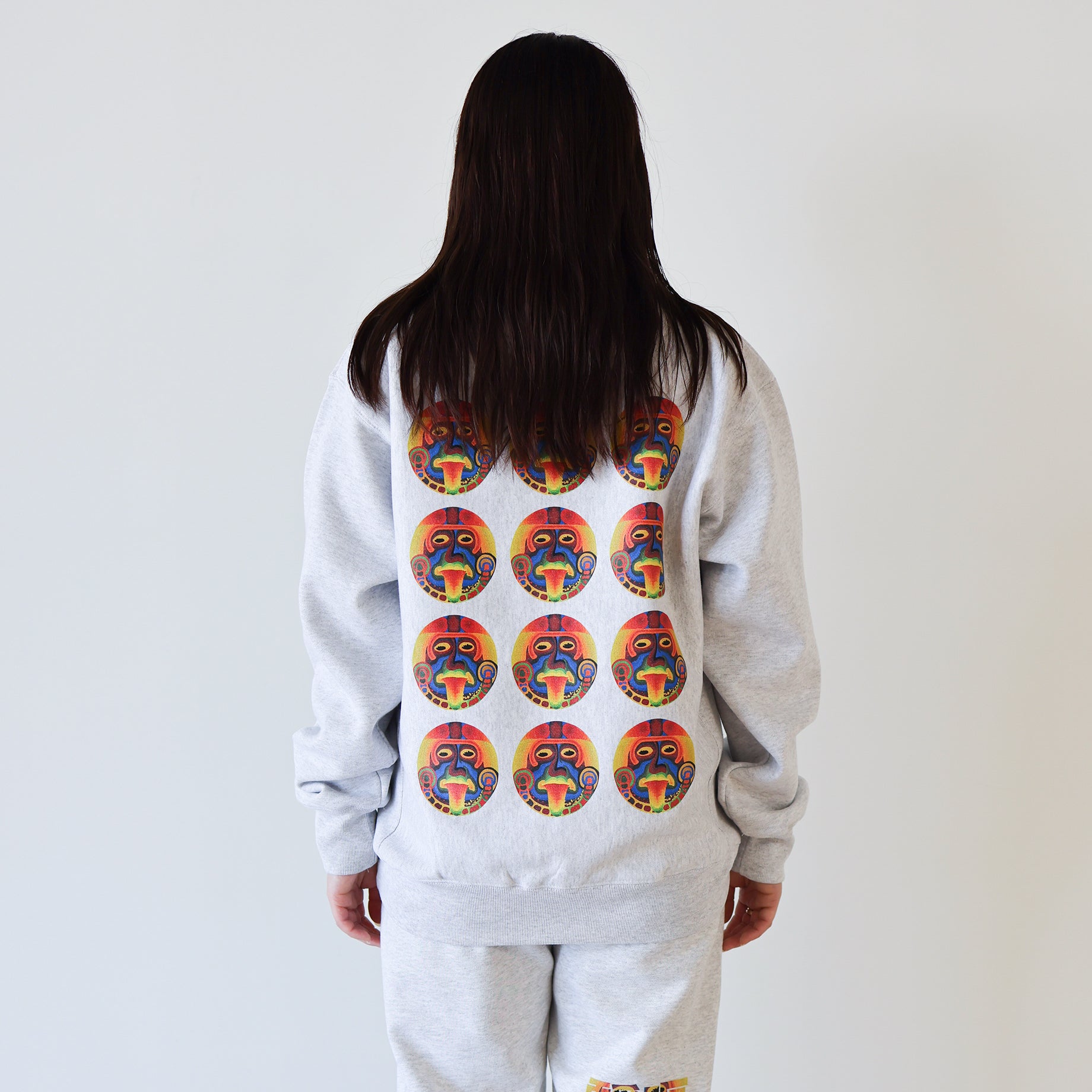 AY-O FLUX Crew Neck Sweat Shirt(GRAY)