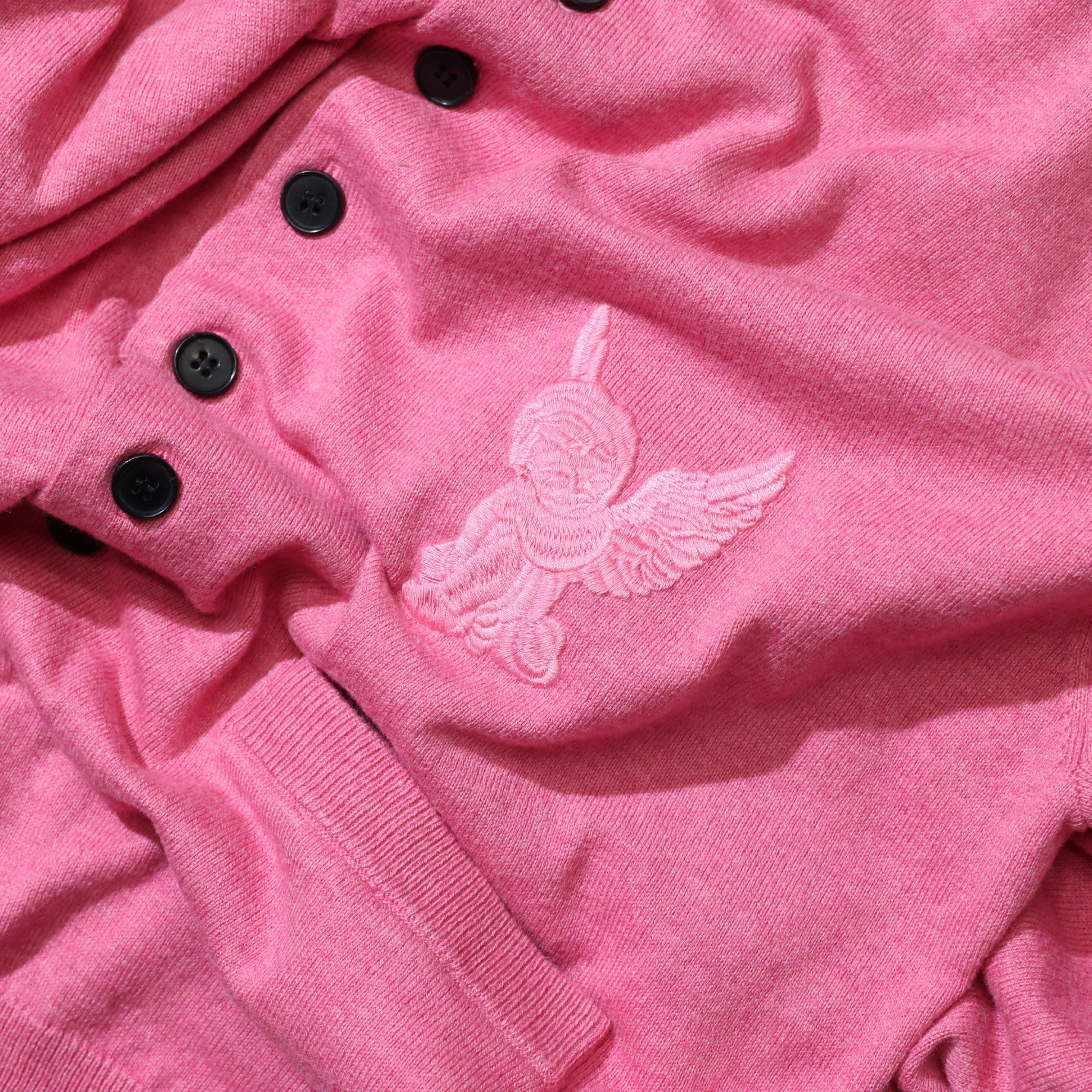10 BUTTONS CARDIGAN （PINK）