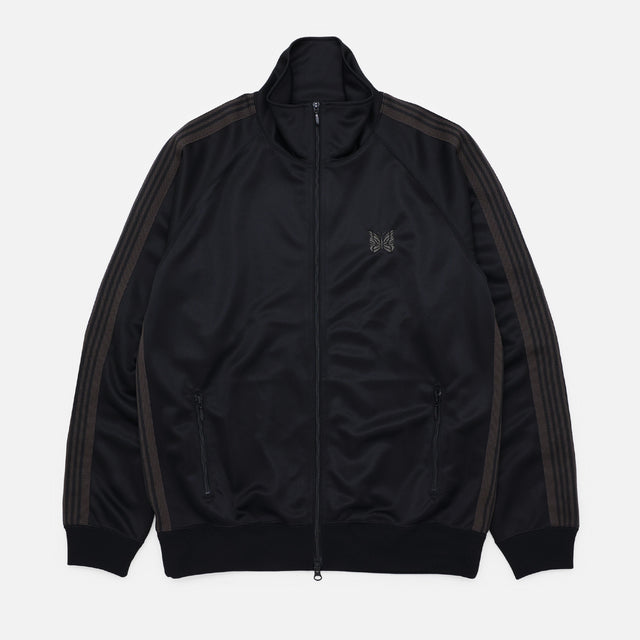 TRACK JACKET - POLY SMOOTH（BLACK）