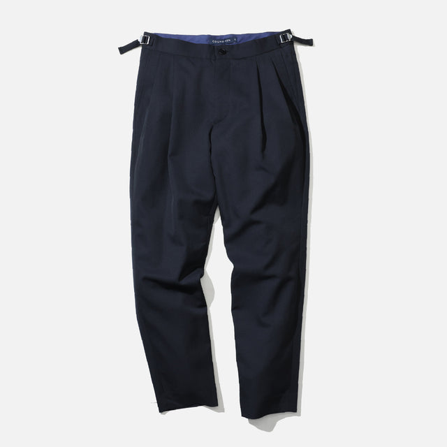 THOUSANDS OF EYELETS TAPERED PANTS（BLACK）