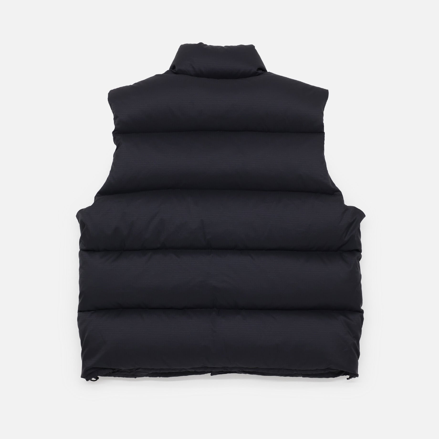 NYLON DOWN - DOWN VEST（BLACK）