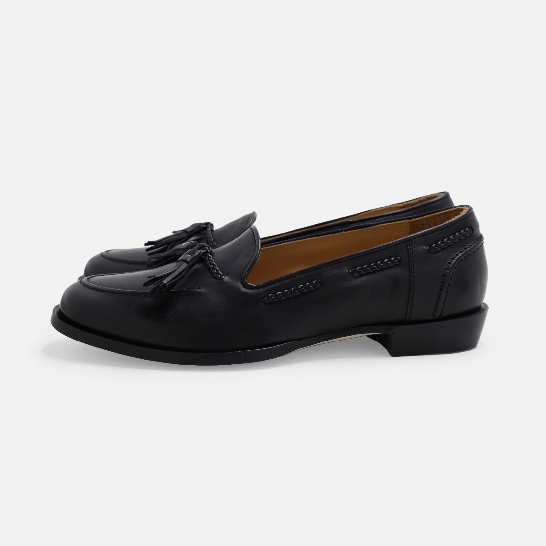 LEATHER RACE LOAFER SHOES（BLACK） – UNEVEN HUB STORE｜想像を