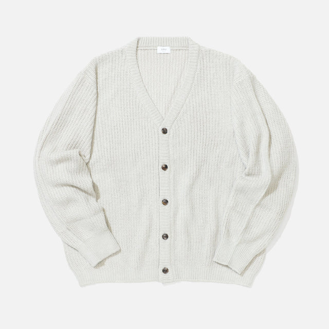 KNIT CARDIGAN （L.BEIGE）
