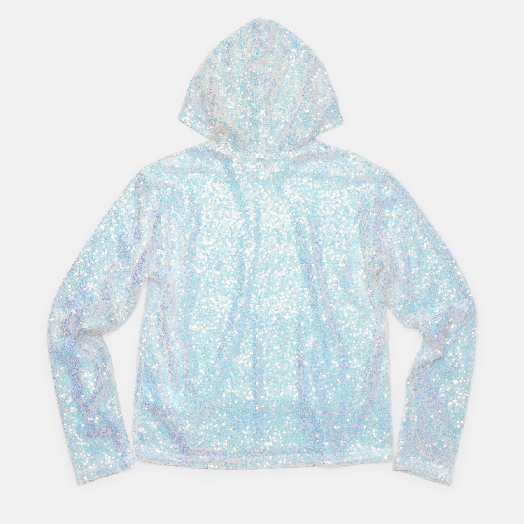 SEQUINS HOODIE（PEARL）