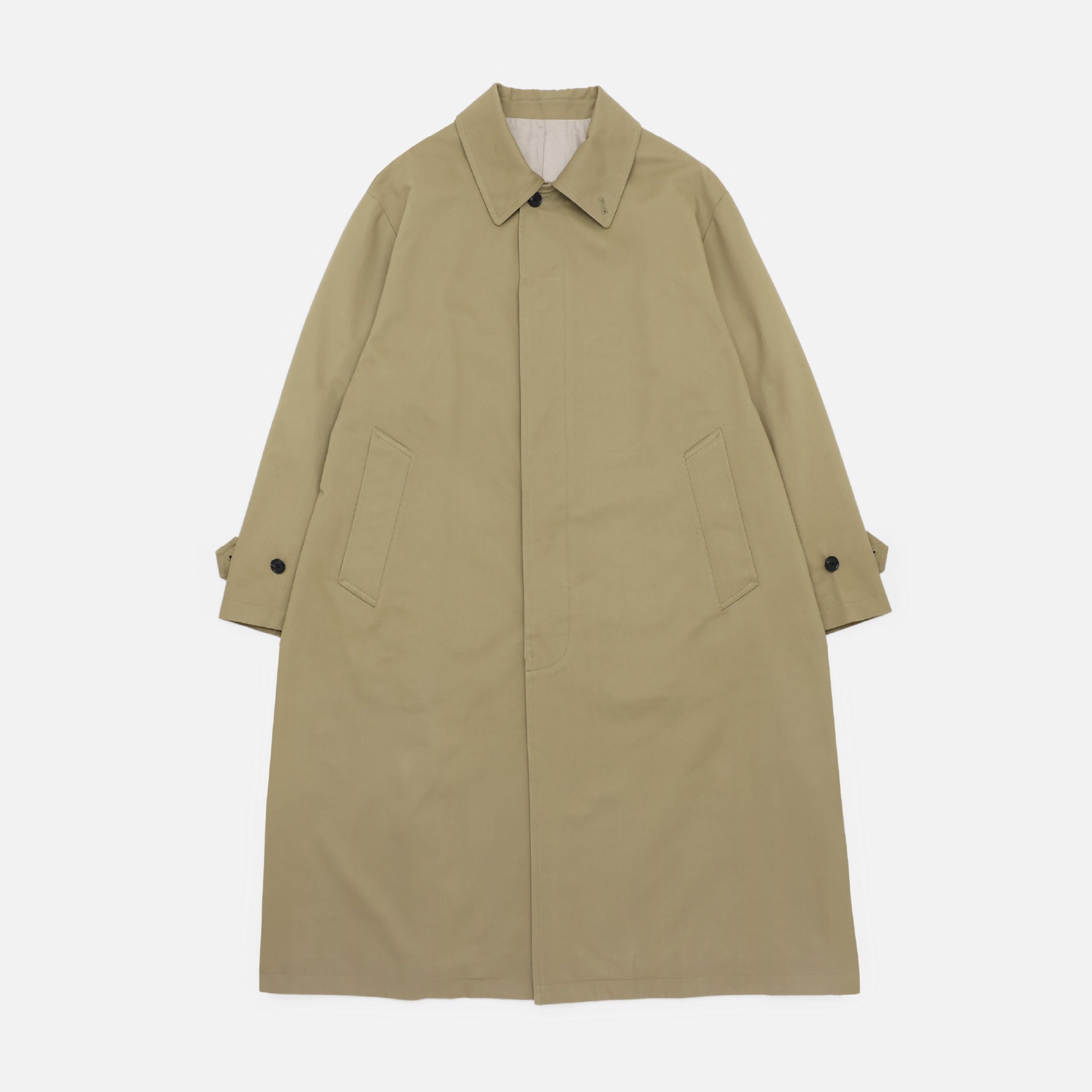 CHINO BALMACAAN COAT（BEIGE）