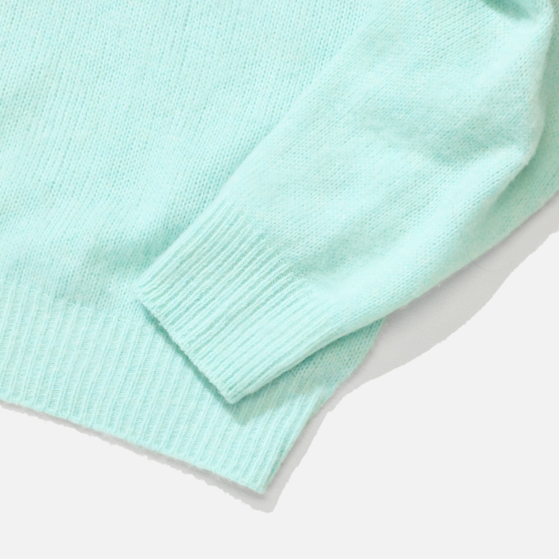 KNIT POLO （L.GREEN）