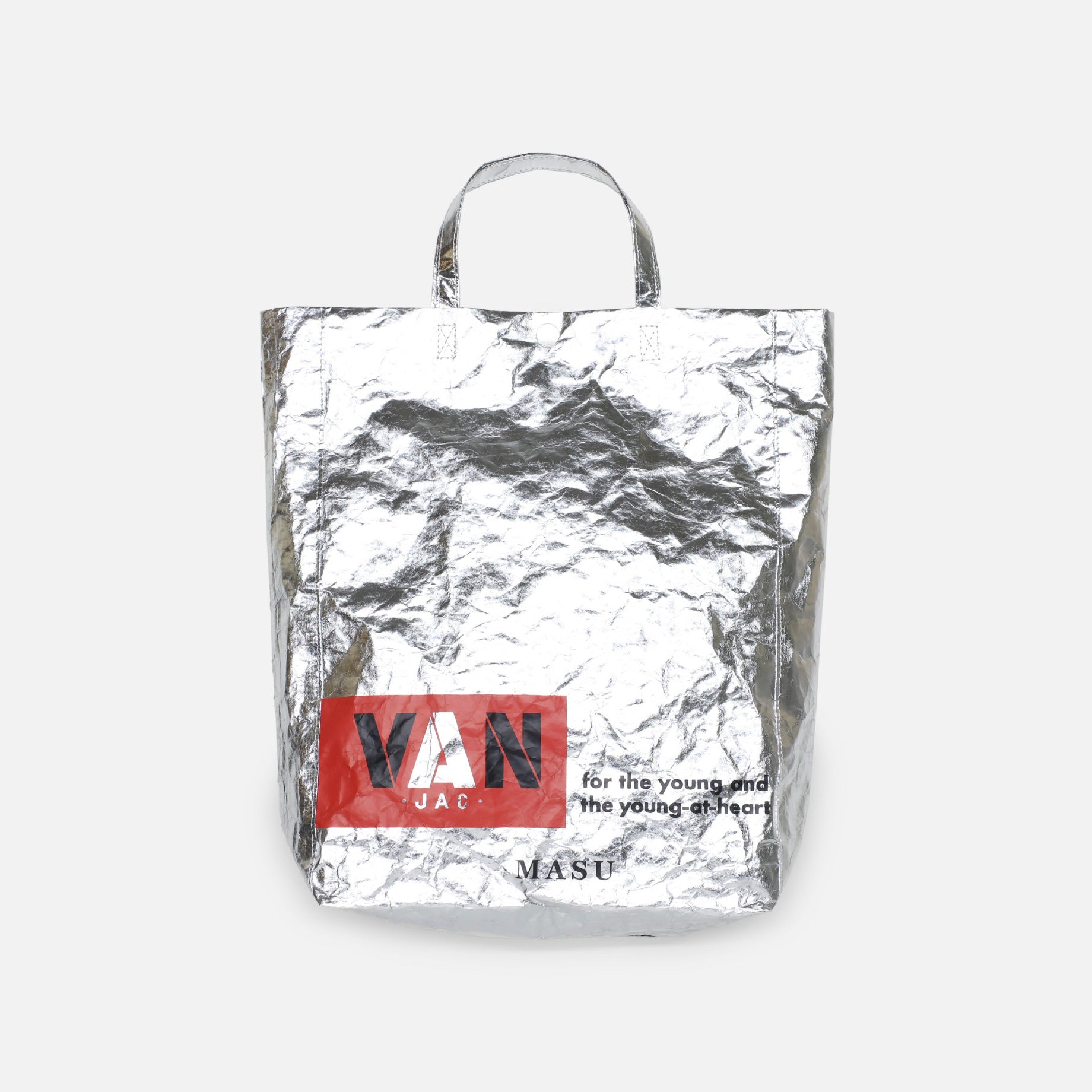 "MASU × VAN JAC" SHOPPING BAG（SILVER）