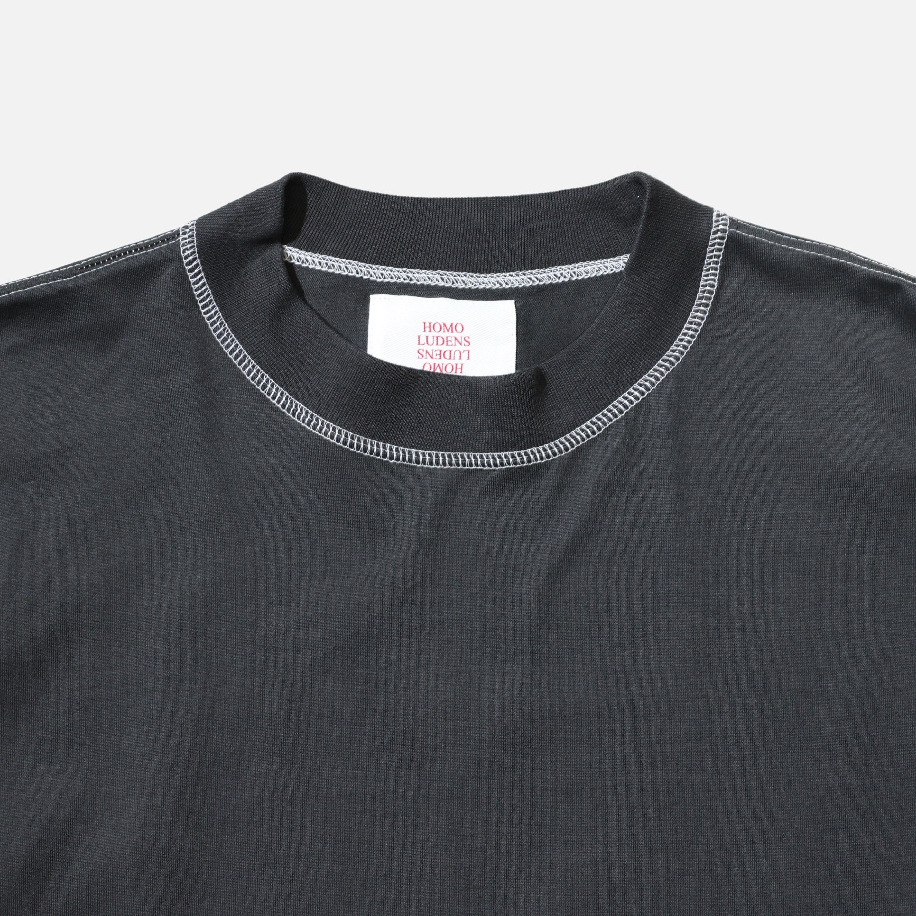 SUPER LONG RIB TEE （BLACK）