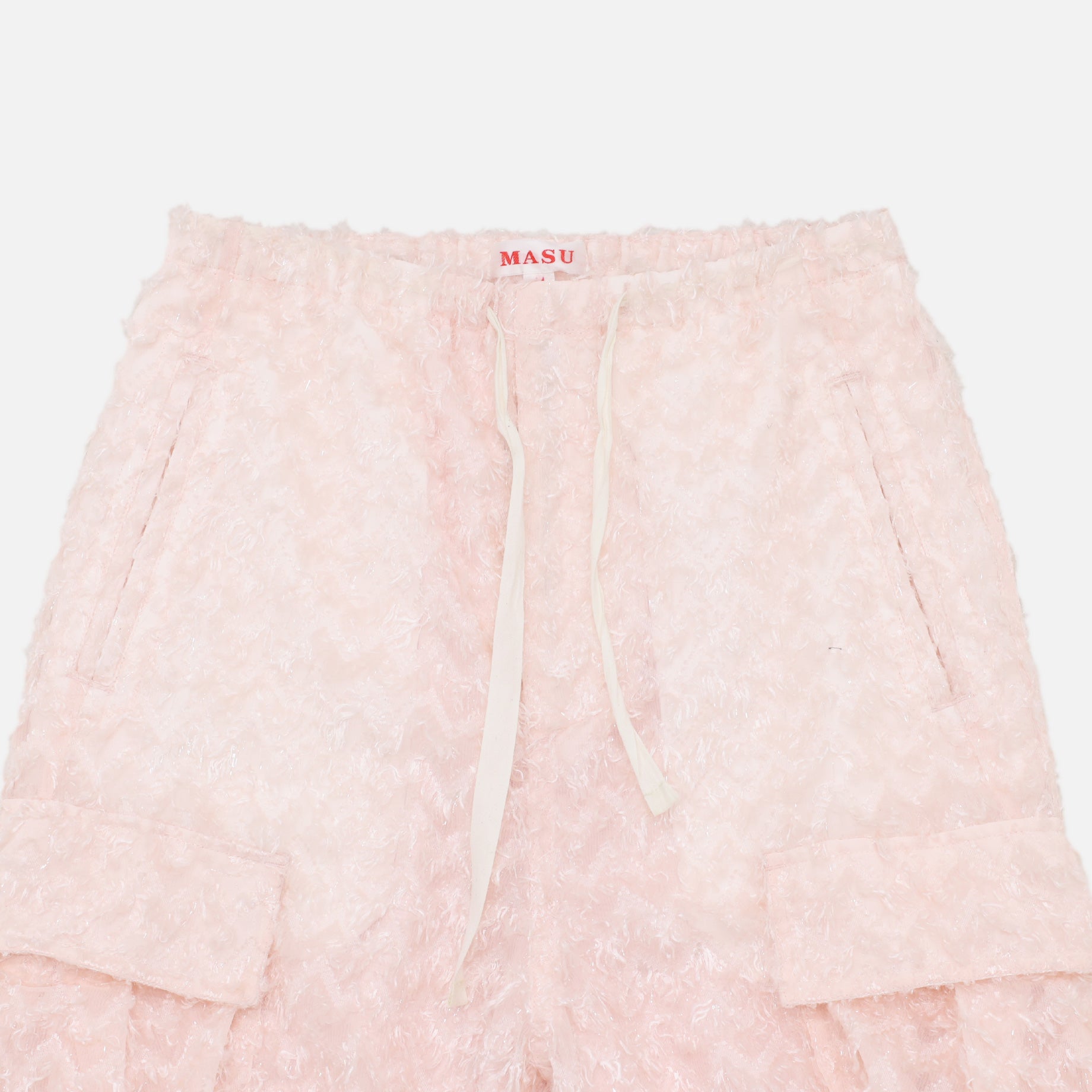FLUFFY CARGO PANTS（BABY PINK）