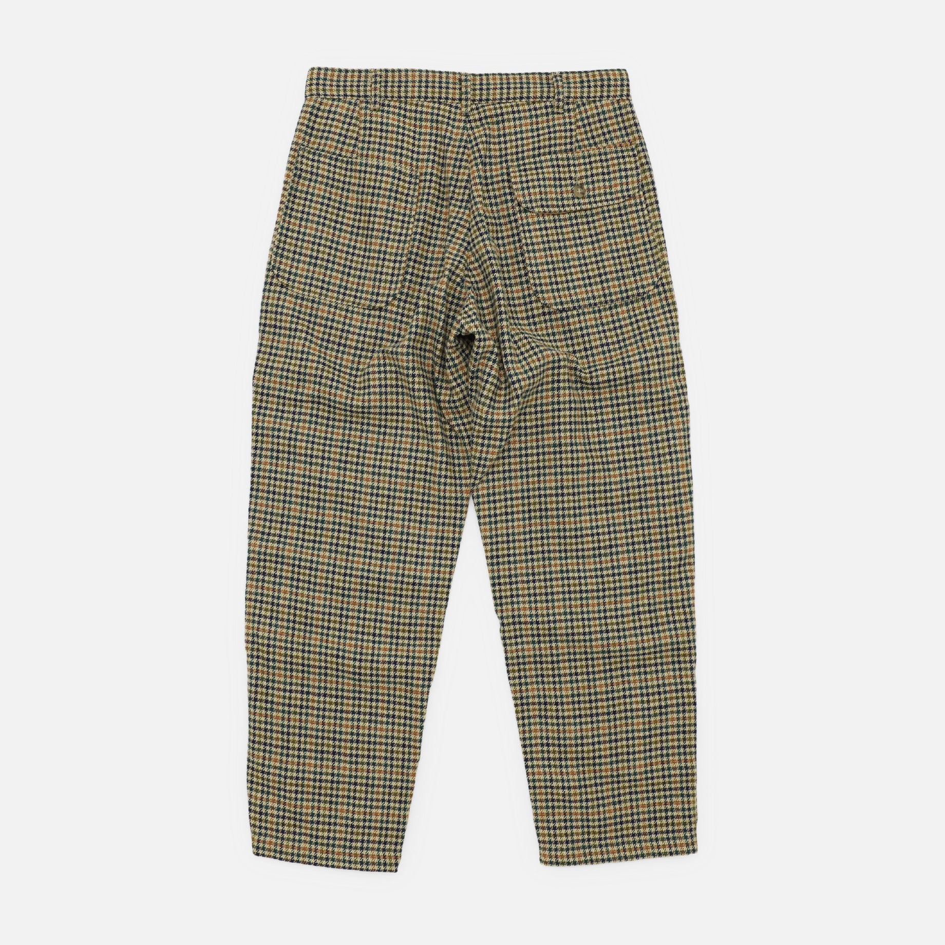 RT PANTS - WOOL GUNCLUB HOUNDTOOTH（TAN）