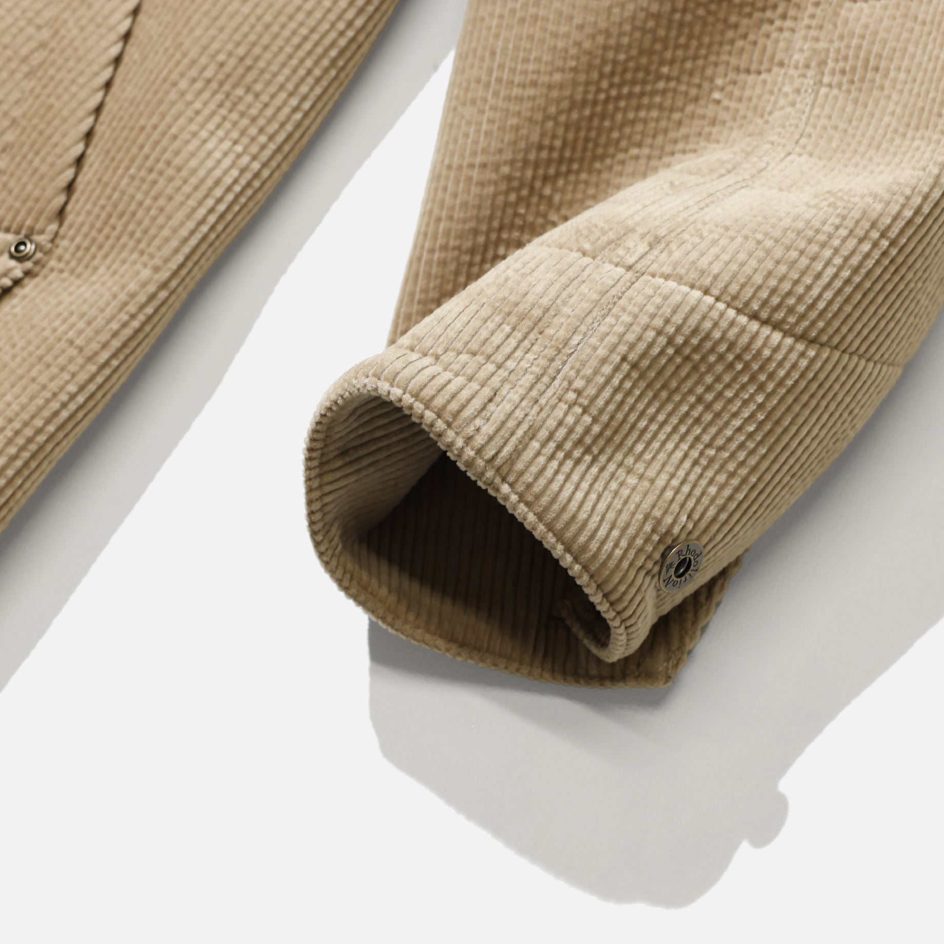 WORK COVERALL JACKET - BONDING CORDUROY（KHAKI）