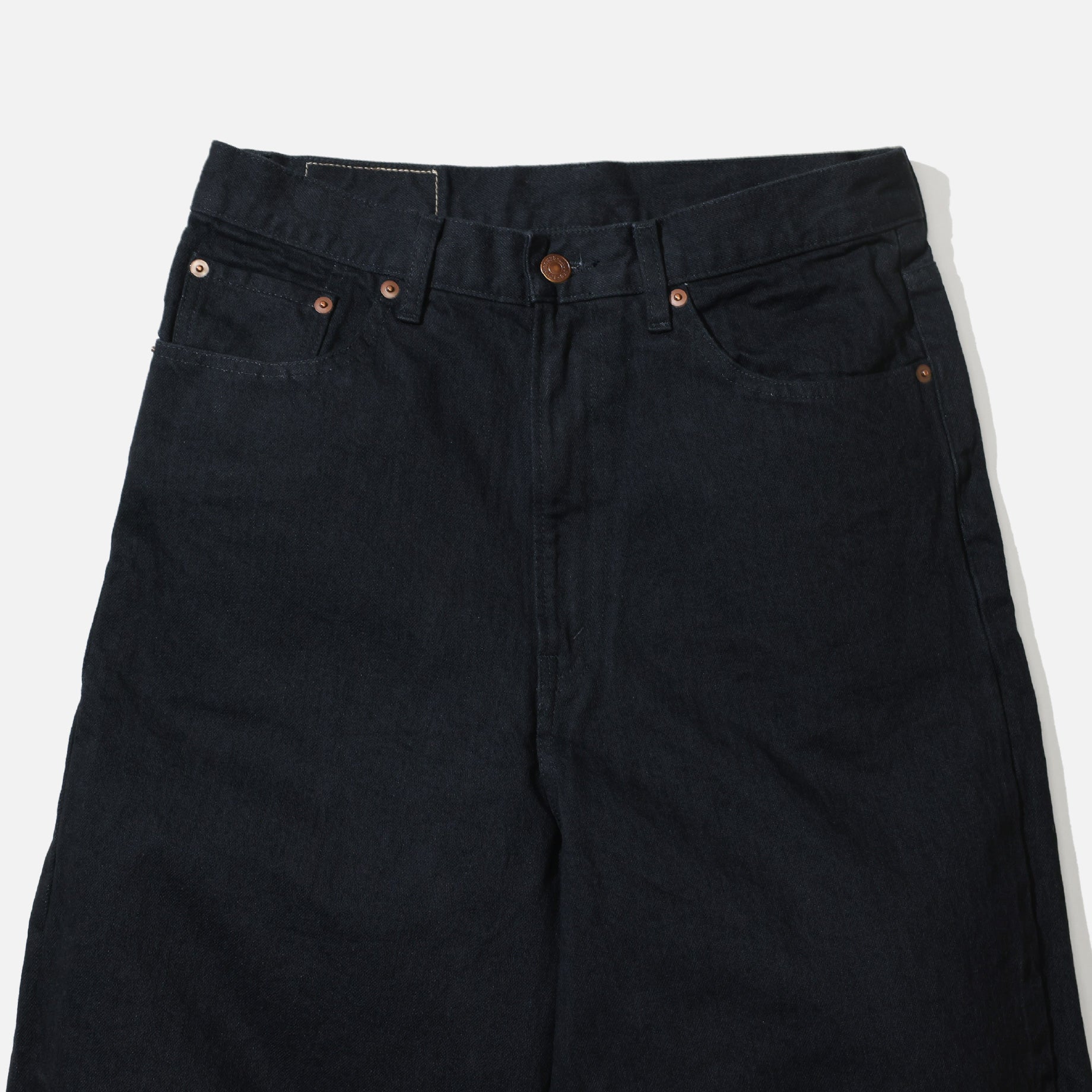 13OZ WIDE DENIM PANTS（BLACK）