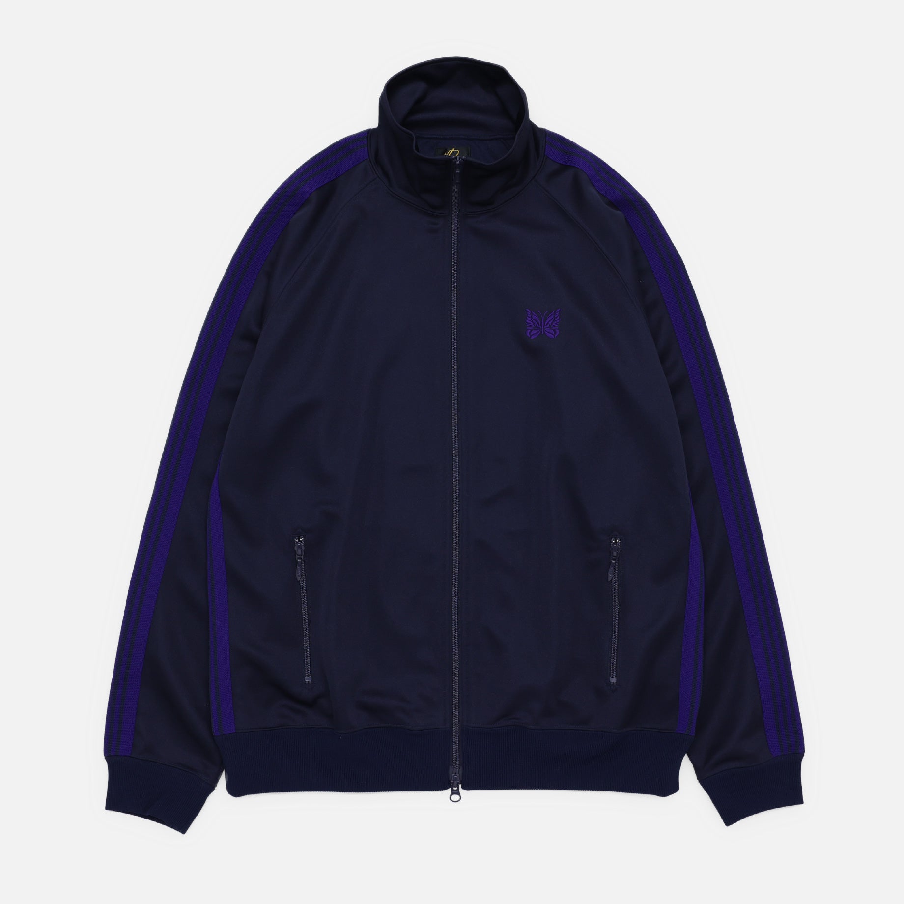 TRACK JACKET - POLY SMOOTH（NAVY）