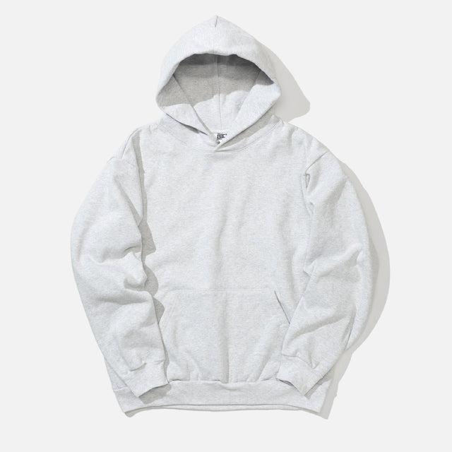 LOS ANGELES APPAREL HEAVY FLEECE HOOD 14OZ（ASH）