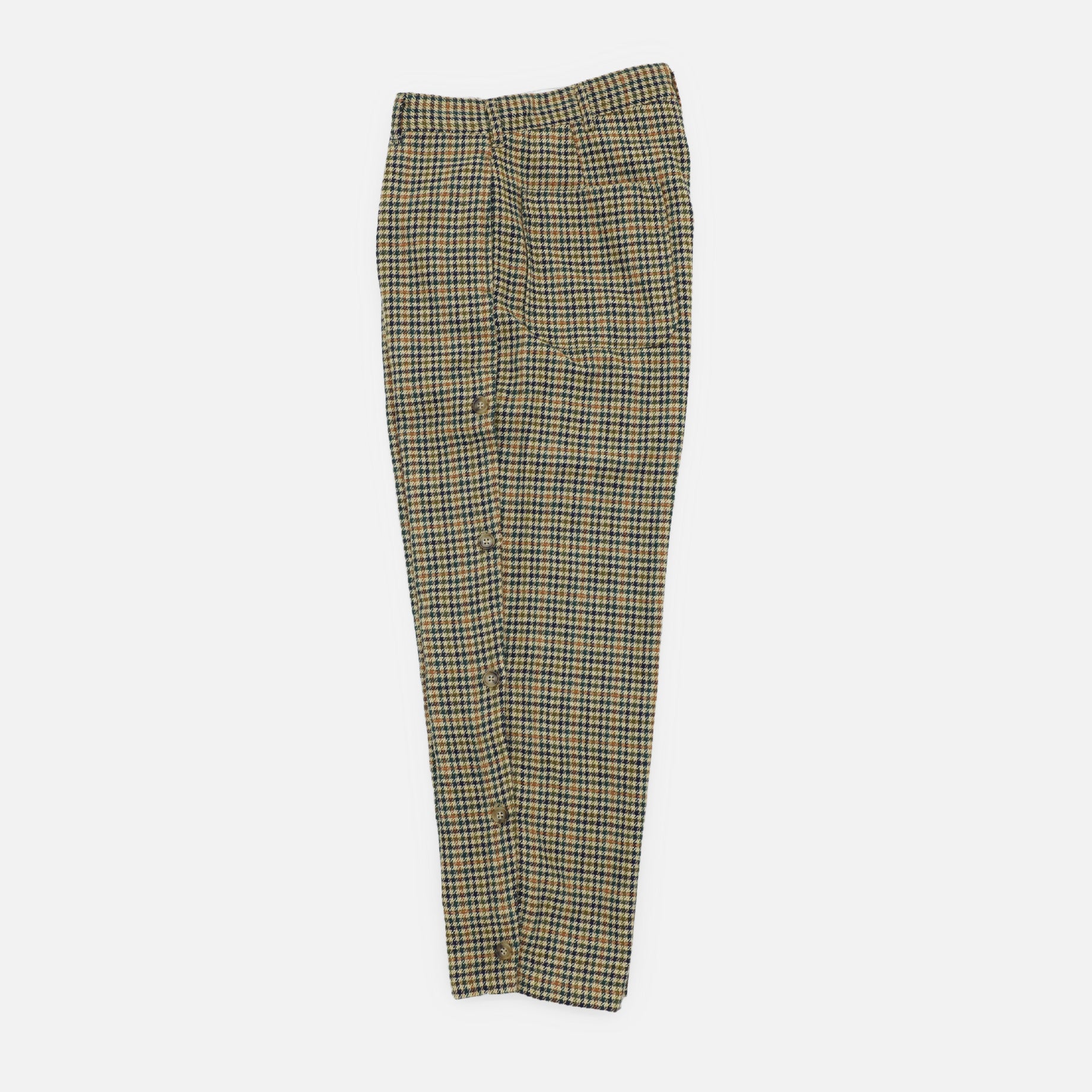 RT PANTS - WOOL GUNCLUB HOUNDTOOTH（TAN）