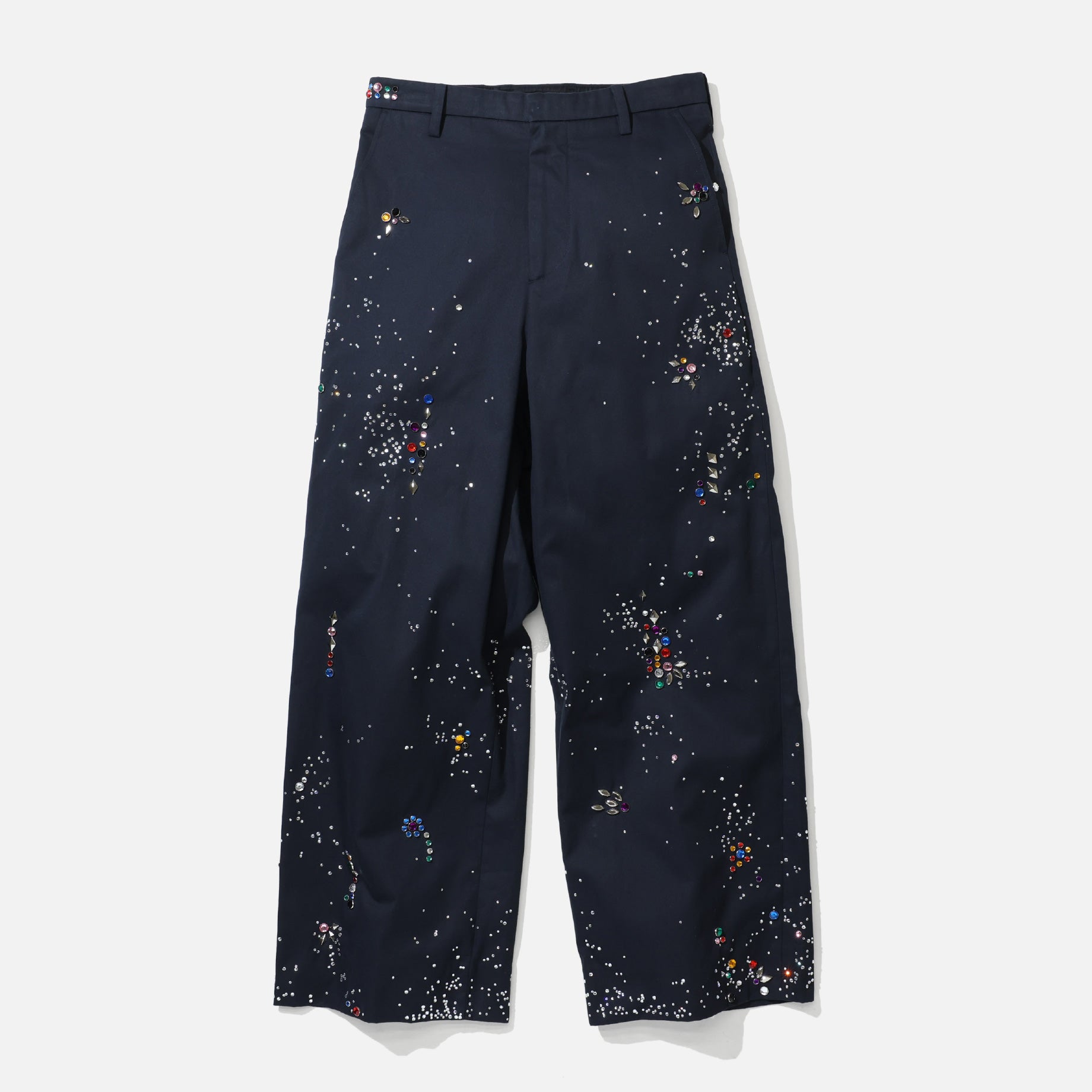 GALAXY STRAIGHT TROUSERS （DARK NAVY）