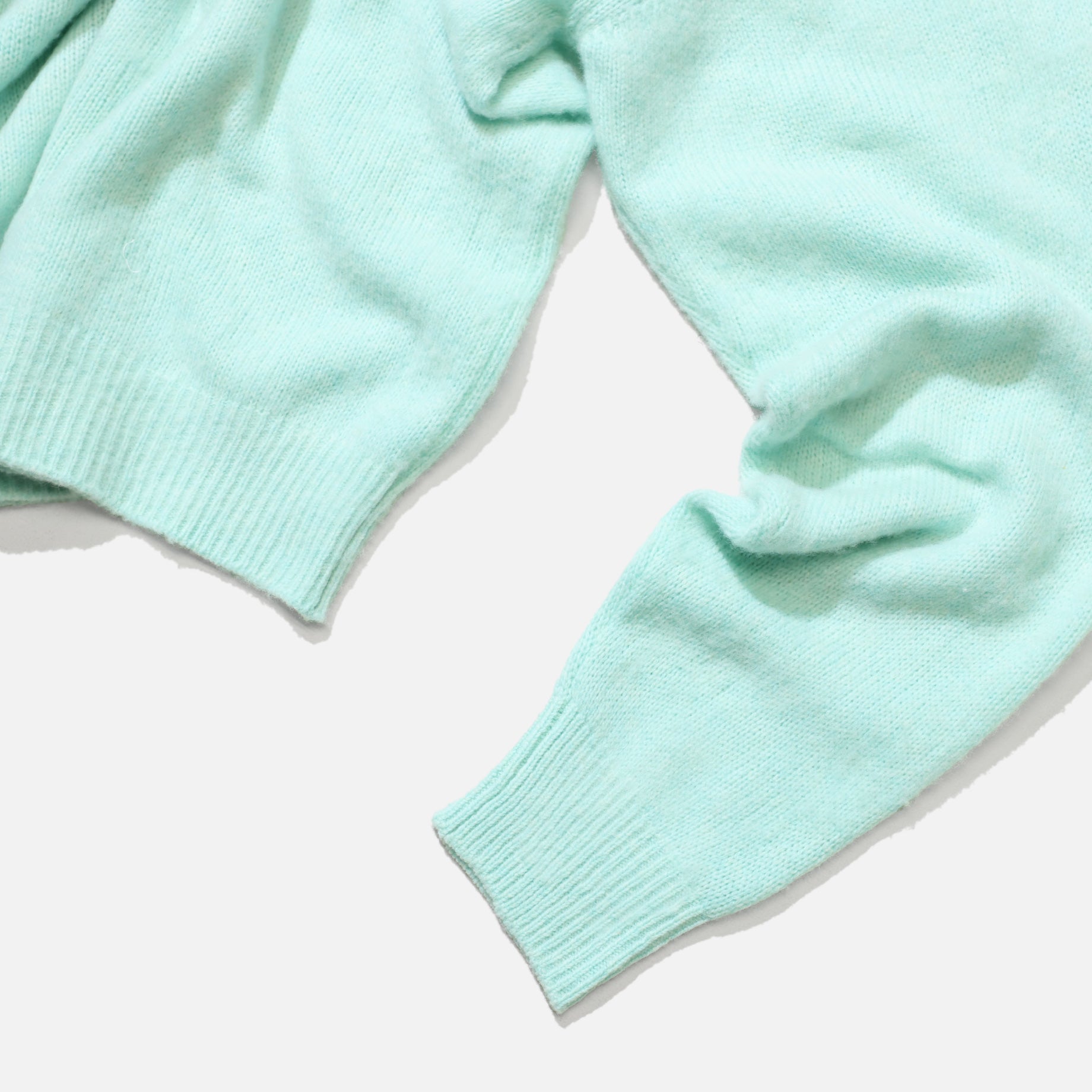 KNIT POLO （L.GREEN）
