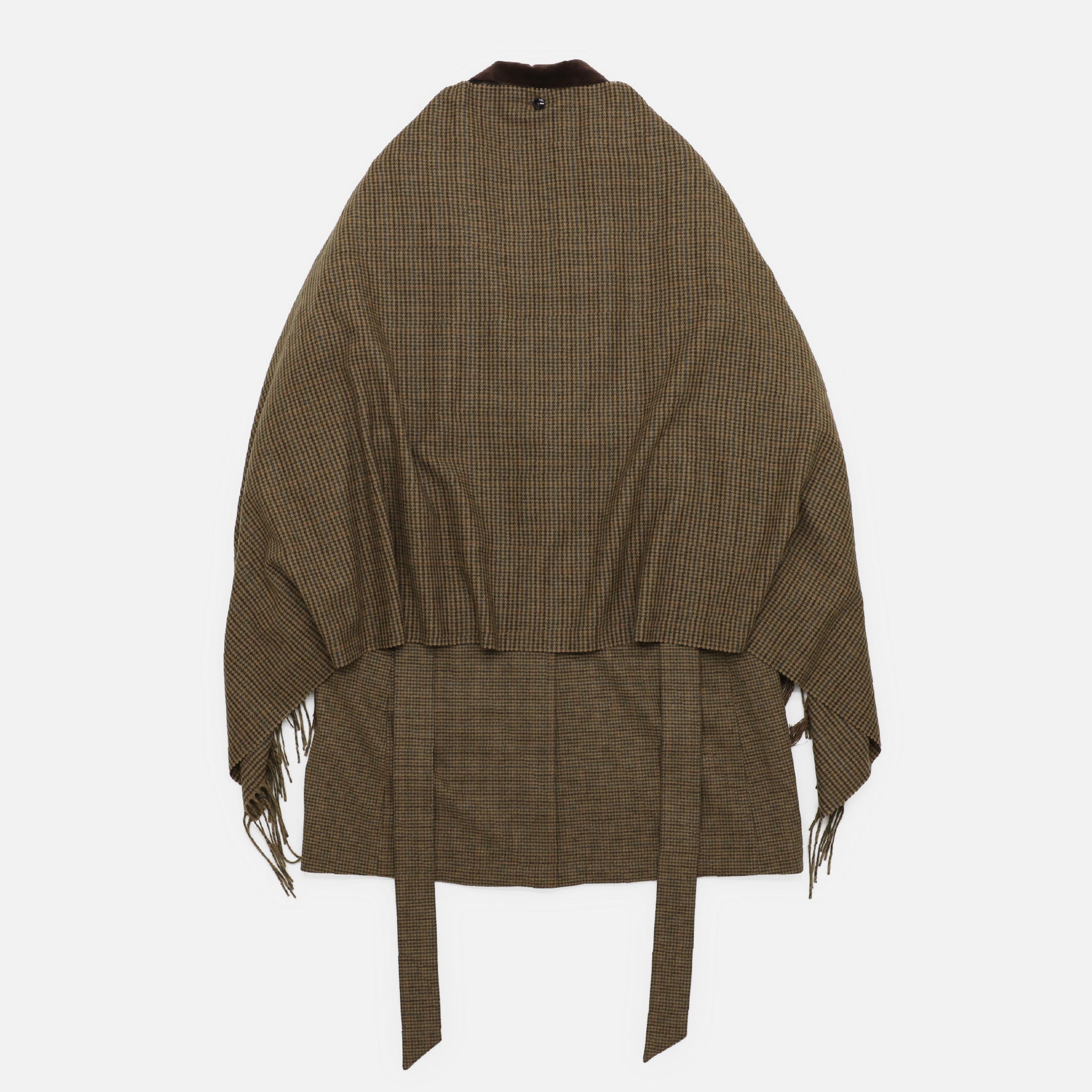 STOLE CHESTER COAT（BROWN CHECK）