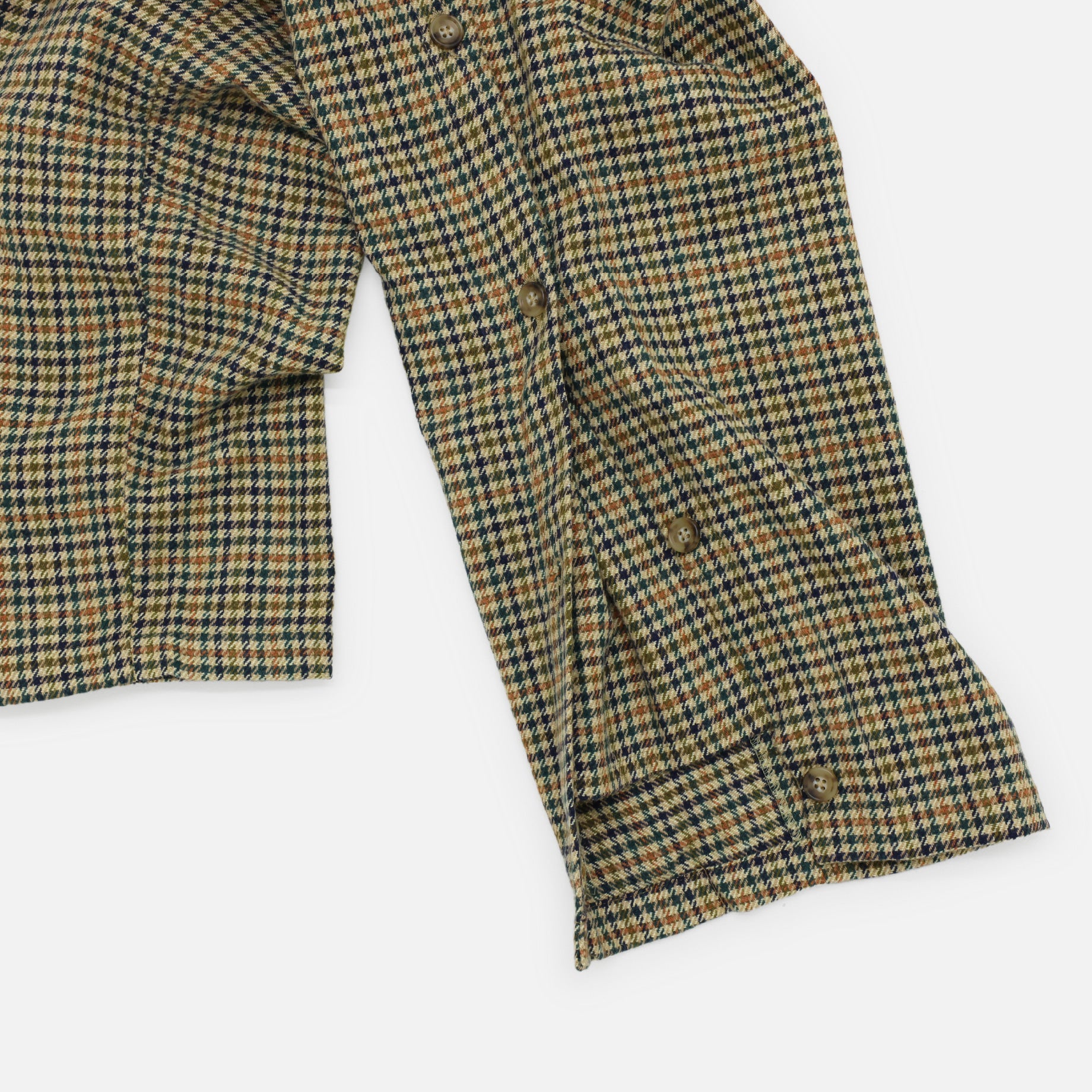 RT PANTS - WOOL GUNCLUB HOUNDTOOTH（TAN）