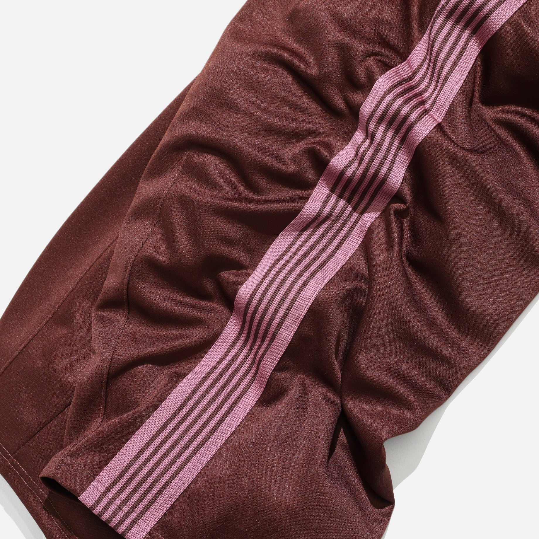 H.D. TRACK PANT - POLY SMOOTH （BROWN）