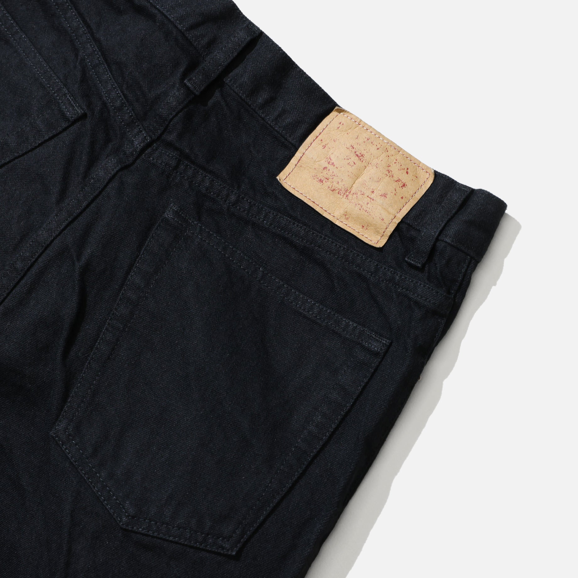 13OZ WIDE DENIM PANTS（BLACK）