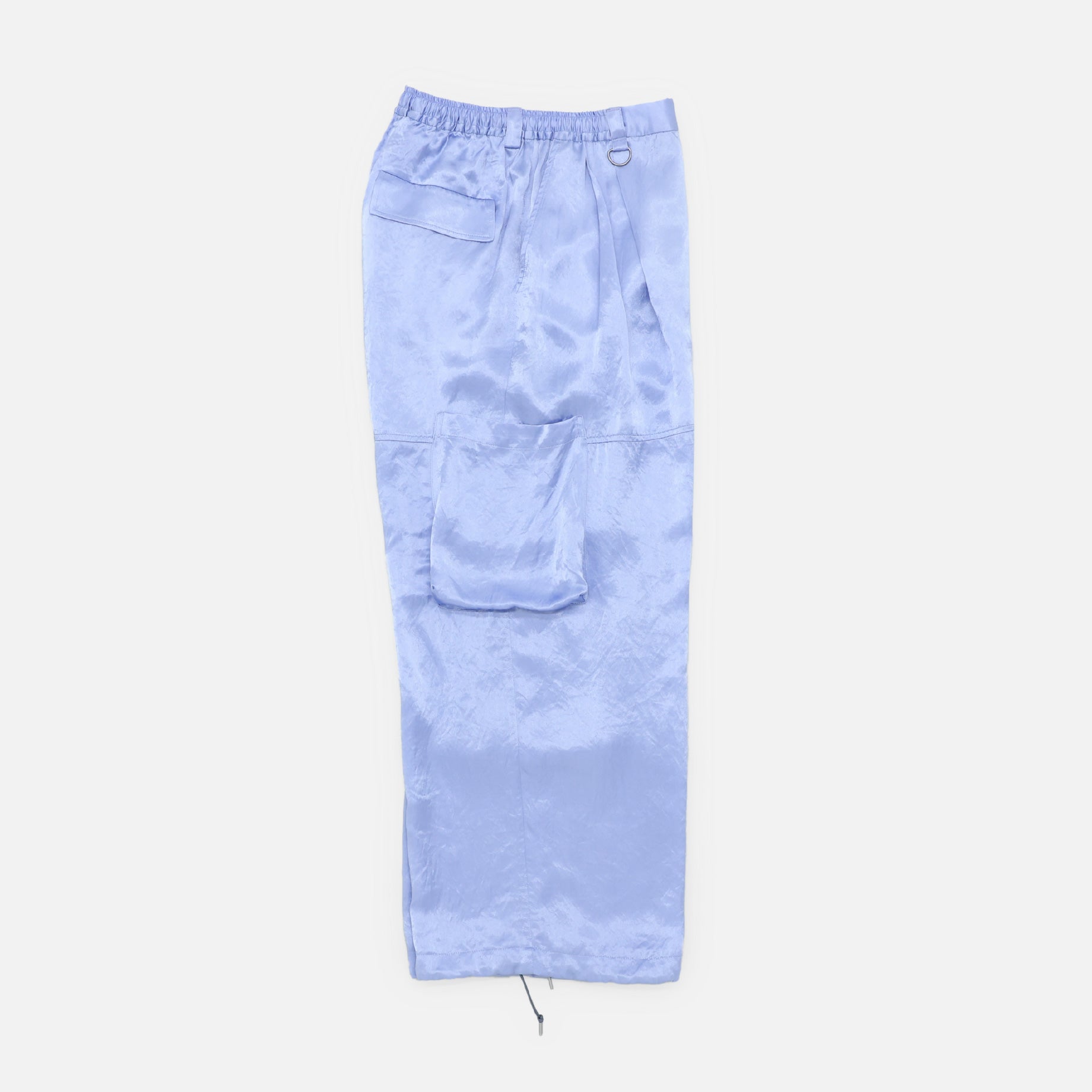 WATERING SATIN MILITARY EASY PANTS （SAX）