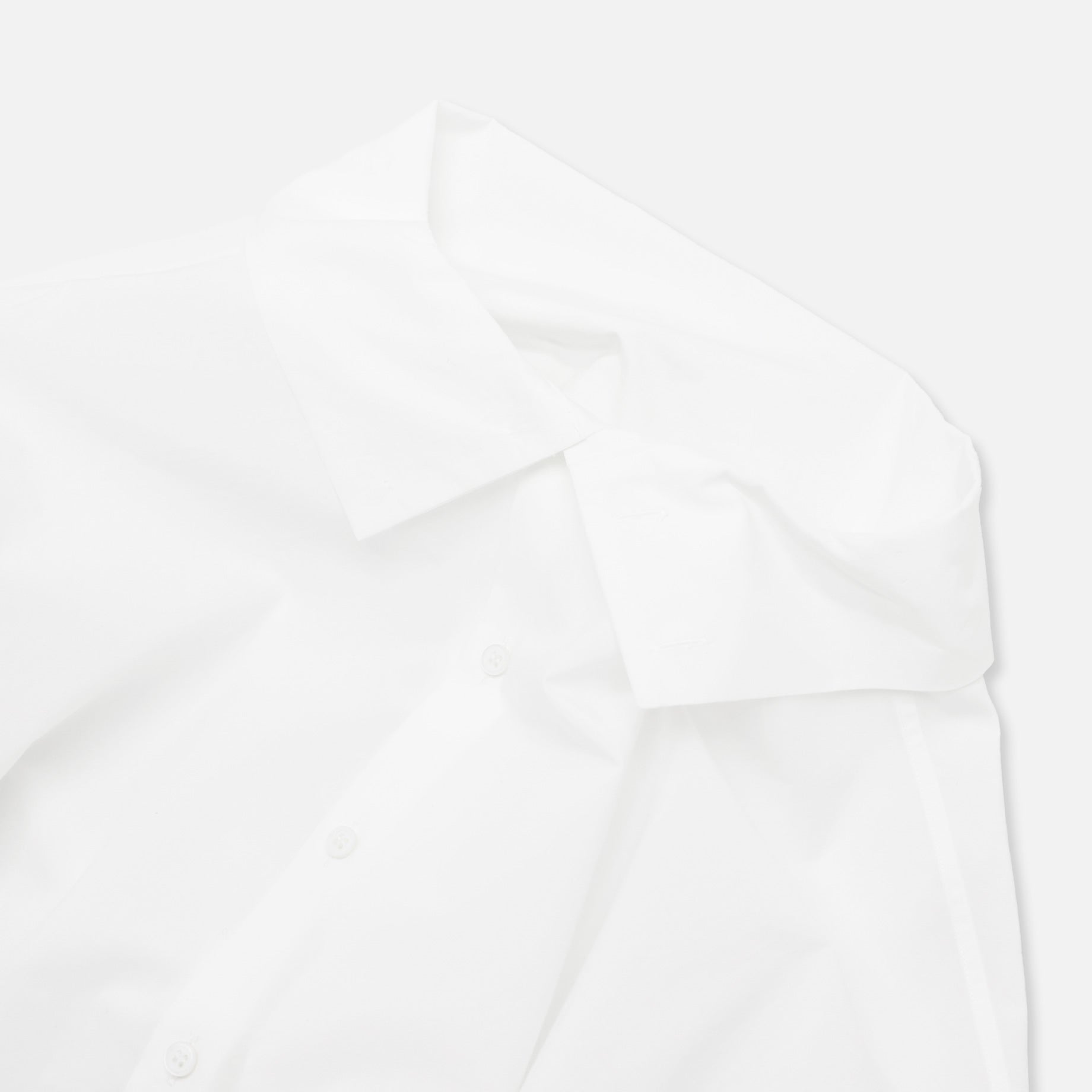 STAND COLLAR SHIRT（WHITE）