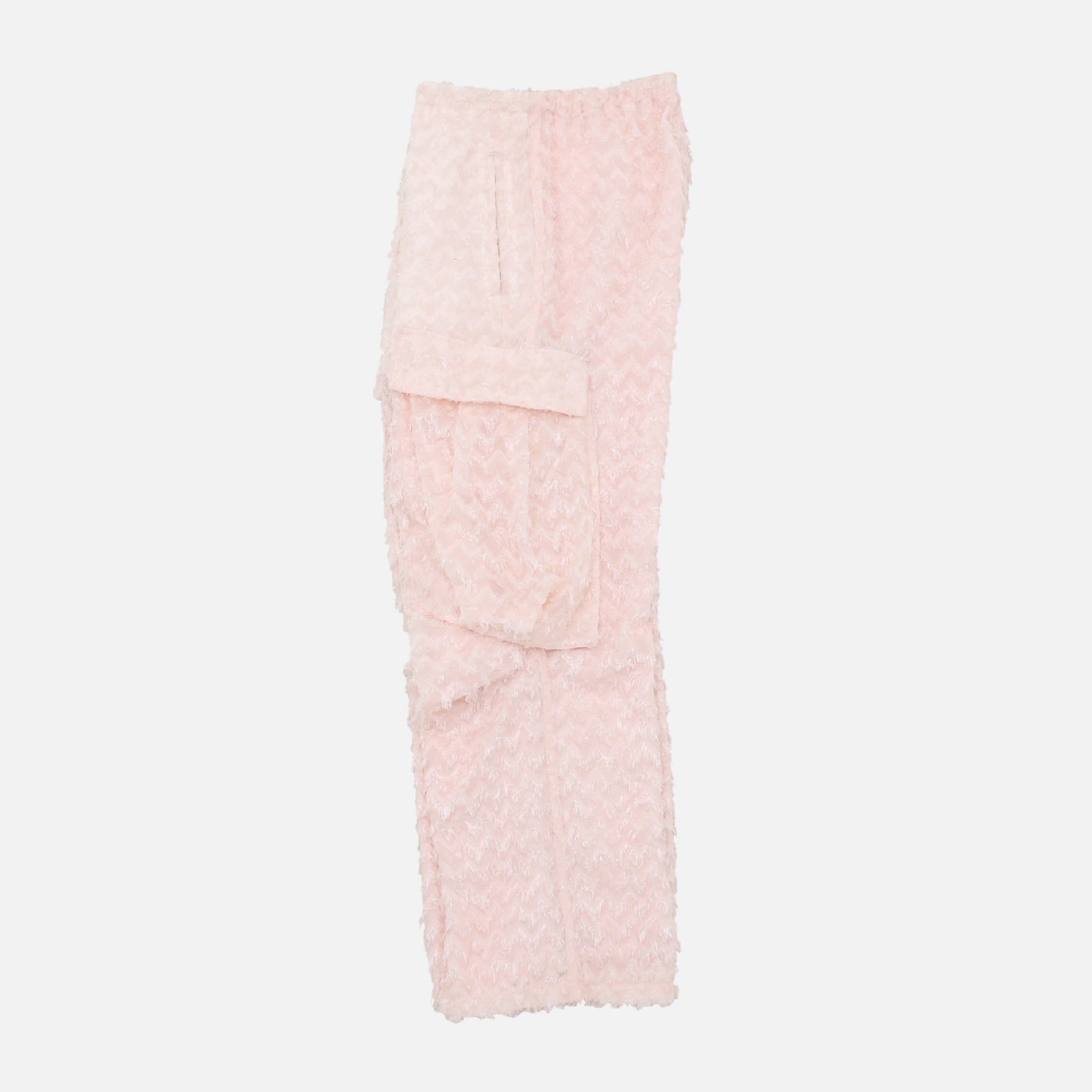 FLUFFY CARGO PANTS（BABY PINK）