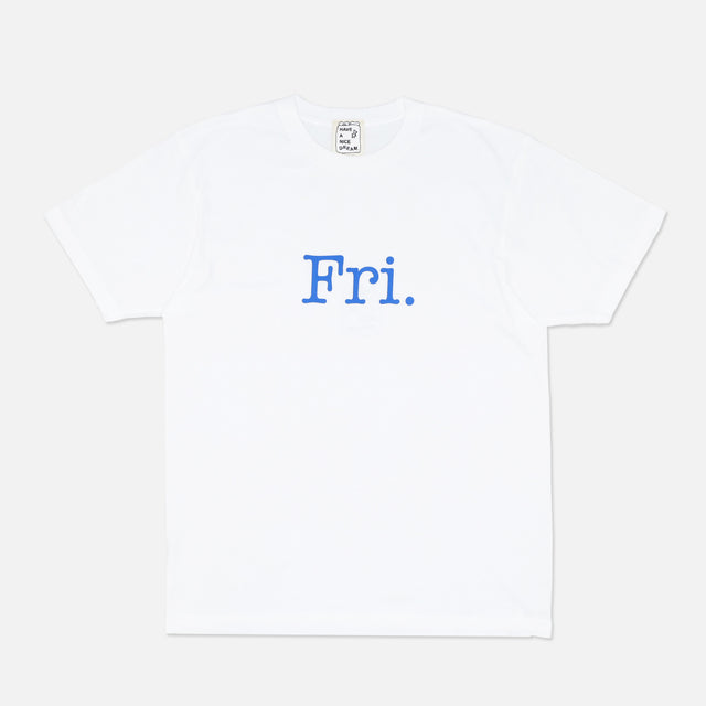 FRIDAY SS TEE（WHITE）