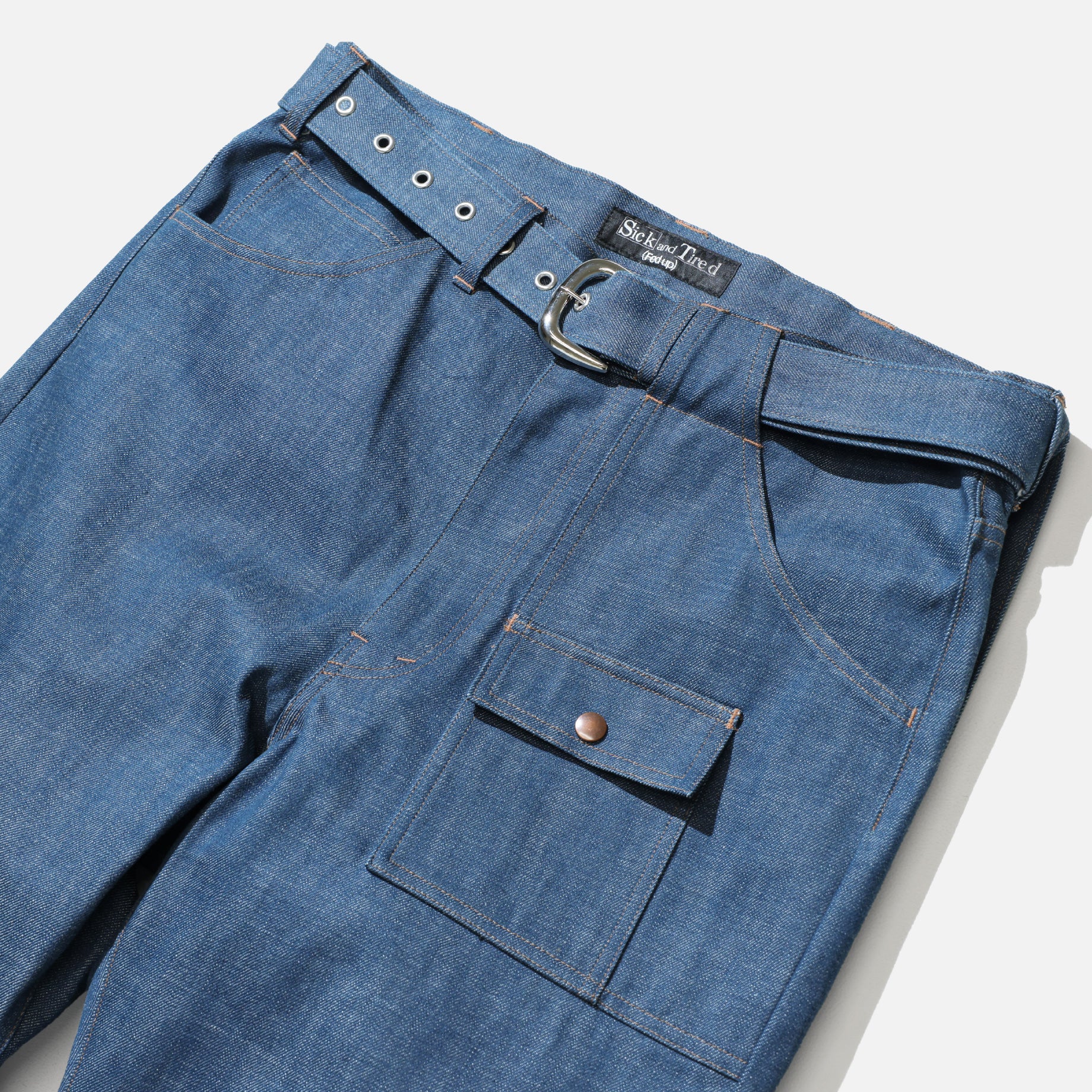 LEVAR ♥ Flow Wide Boots Cut Denim /追跡付 Denim