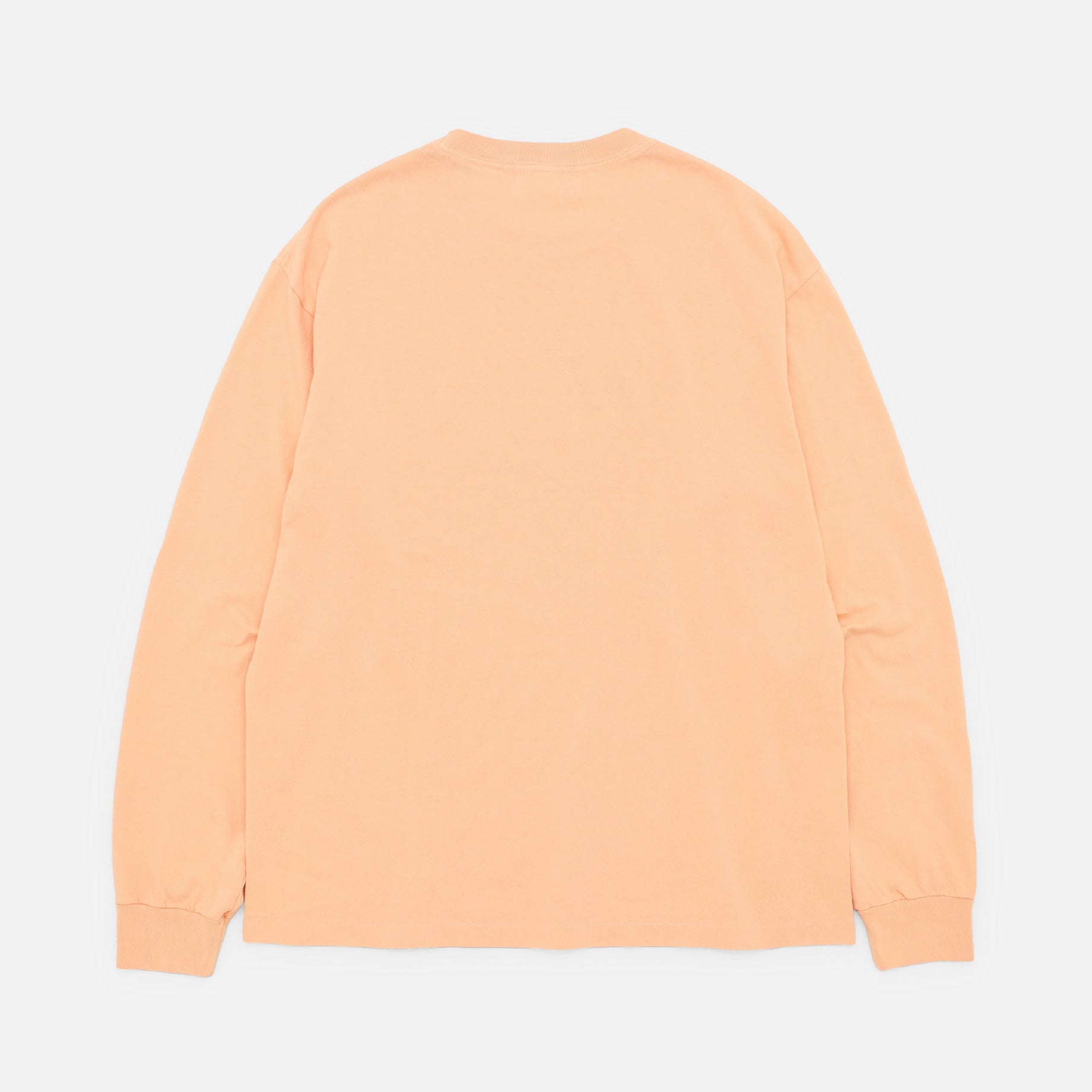 MICKEY PRINT LONG SLEEVE TEE（PALE ORANGE）