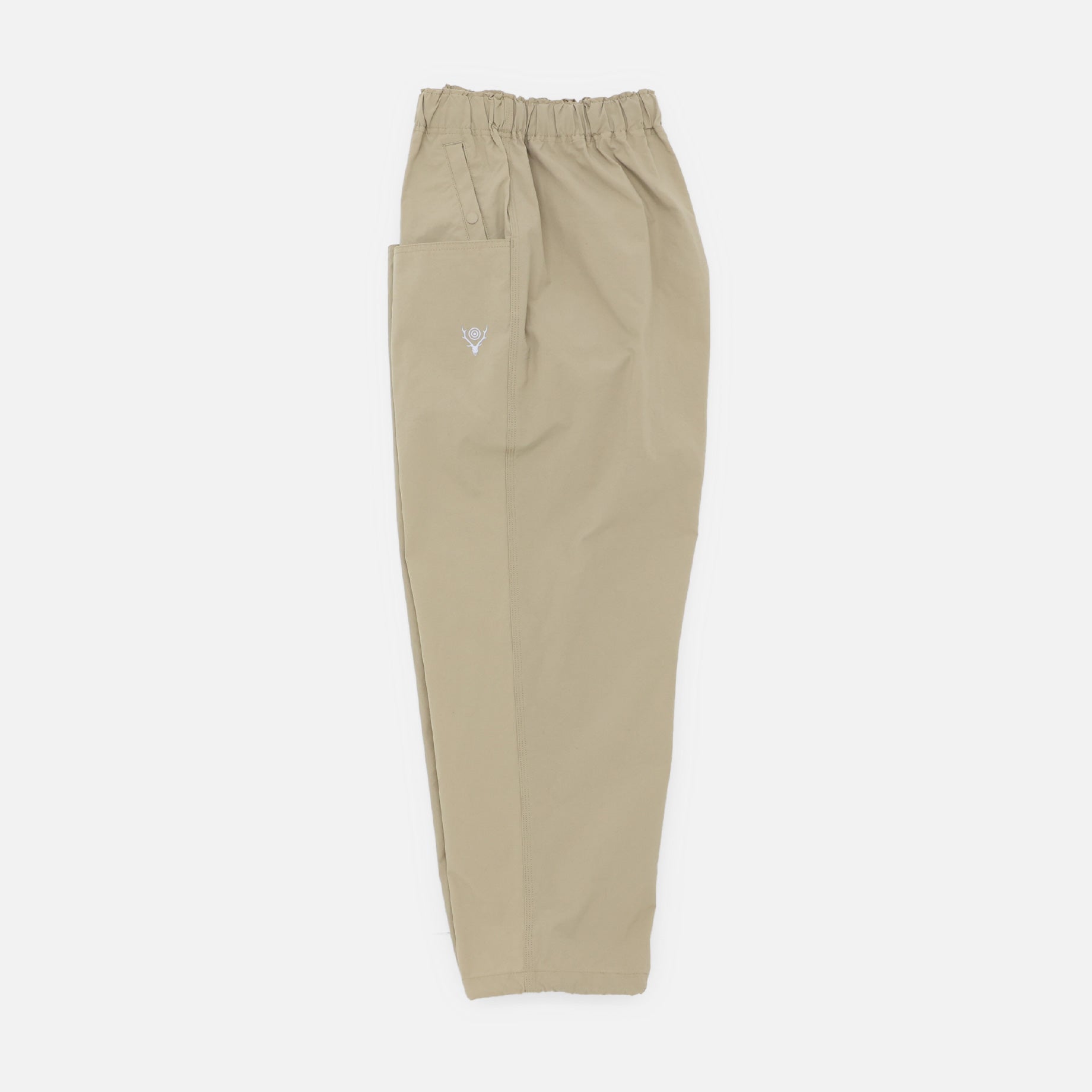 BELTED C.S. PANT - NYLON OXFORD（BEIGE）