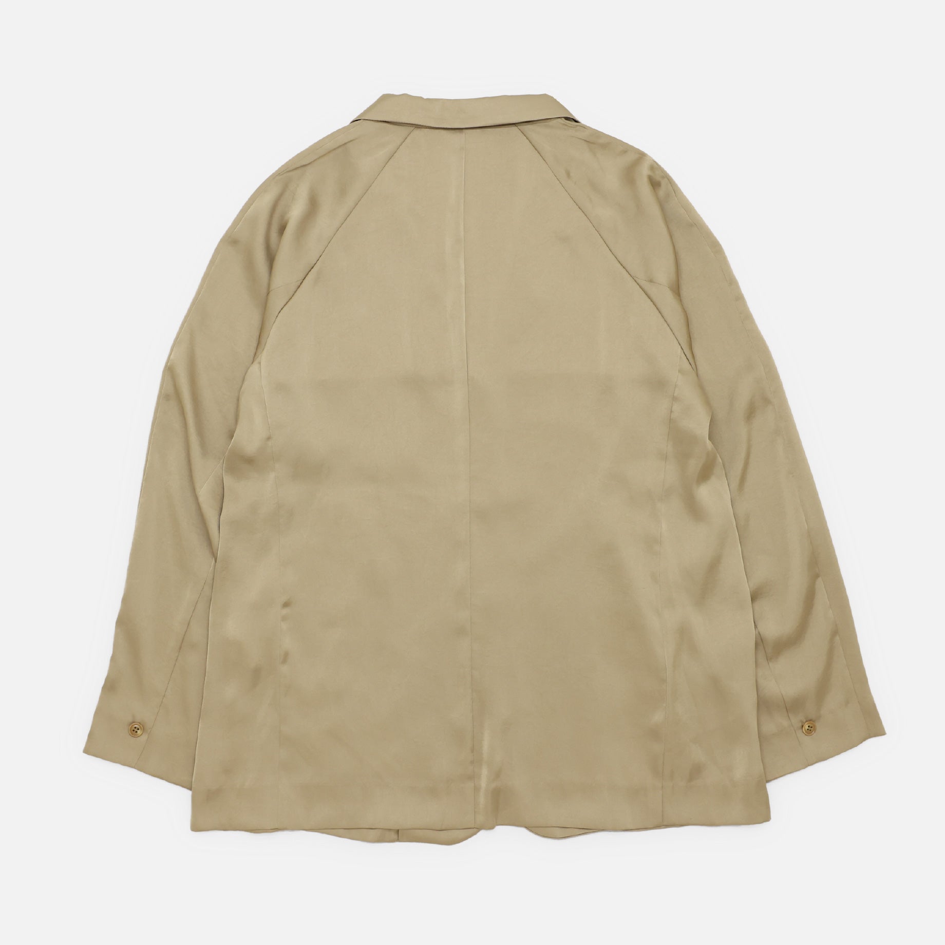 RAGLAN JACKET - POLY SATEEN（KHAKI）