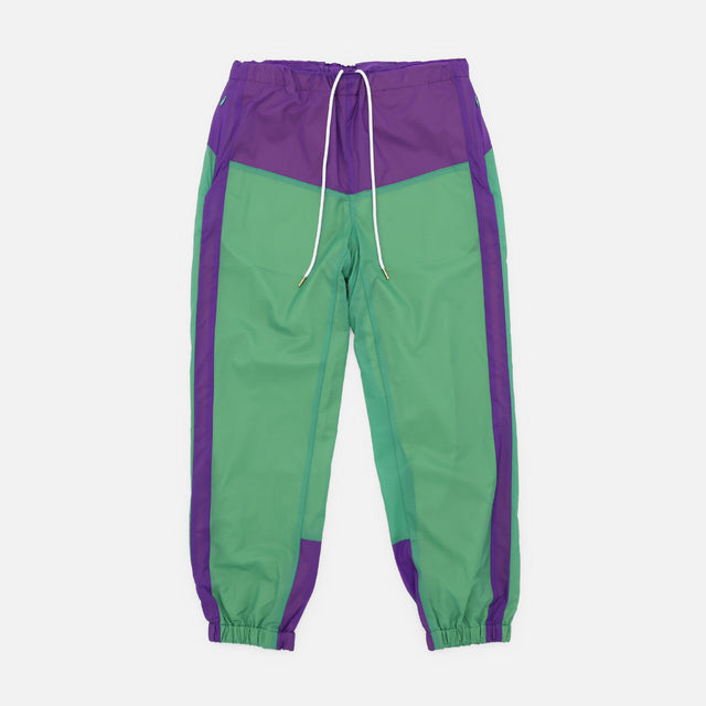 REVERSIBLE NYLON PANTS（PURPLE × GREEN）